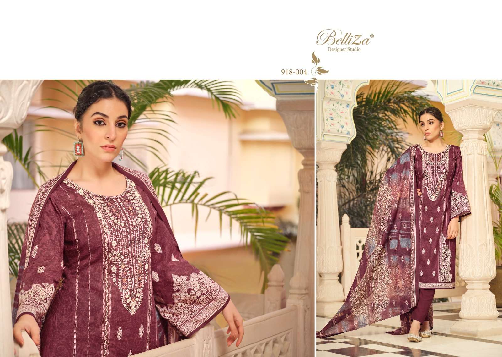 belliza designer studio naira vol 51 cotton catchy look salwar suit catalog