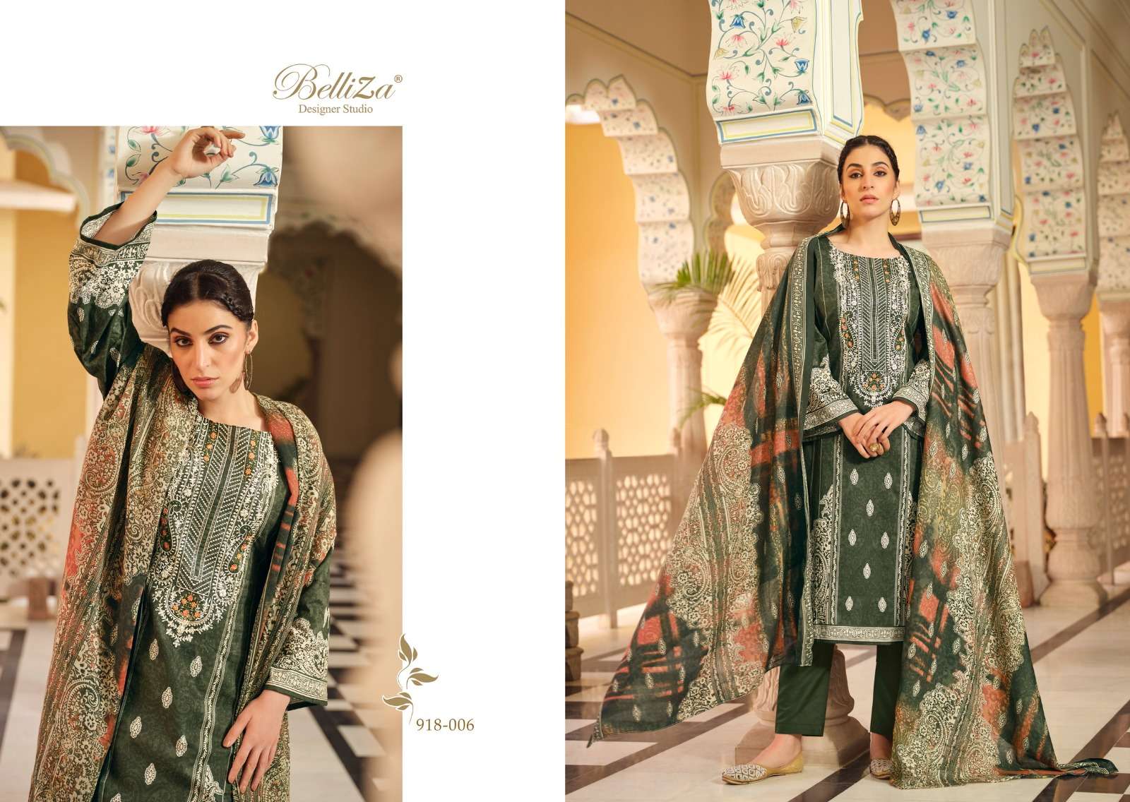 belliza designer studio naira vol 51 cotton catchy look salwar suit catalog