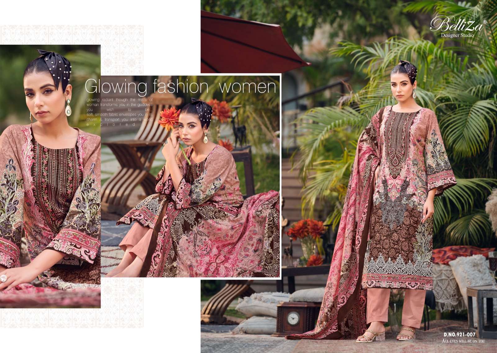 belliza designer studio naira vol 54 cotton catchy look salwar suit catalog