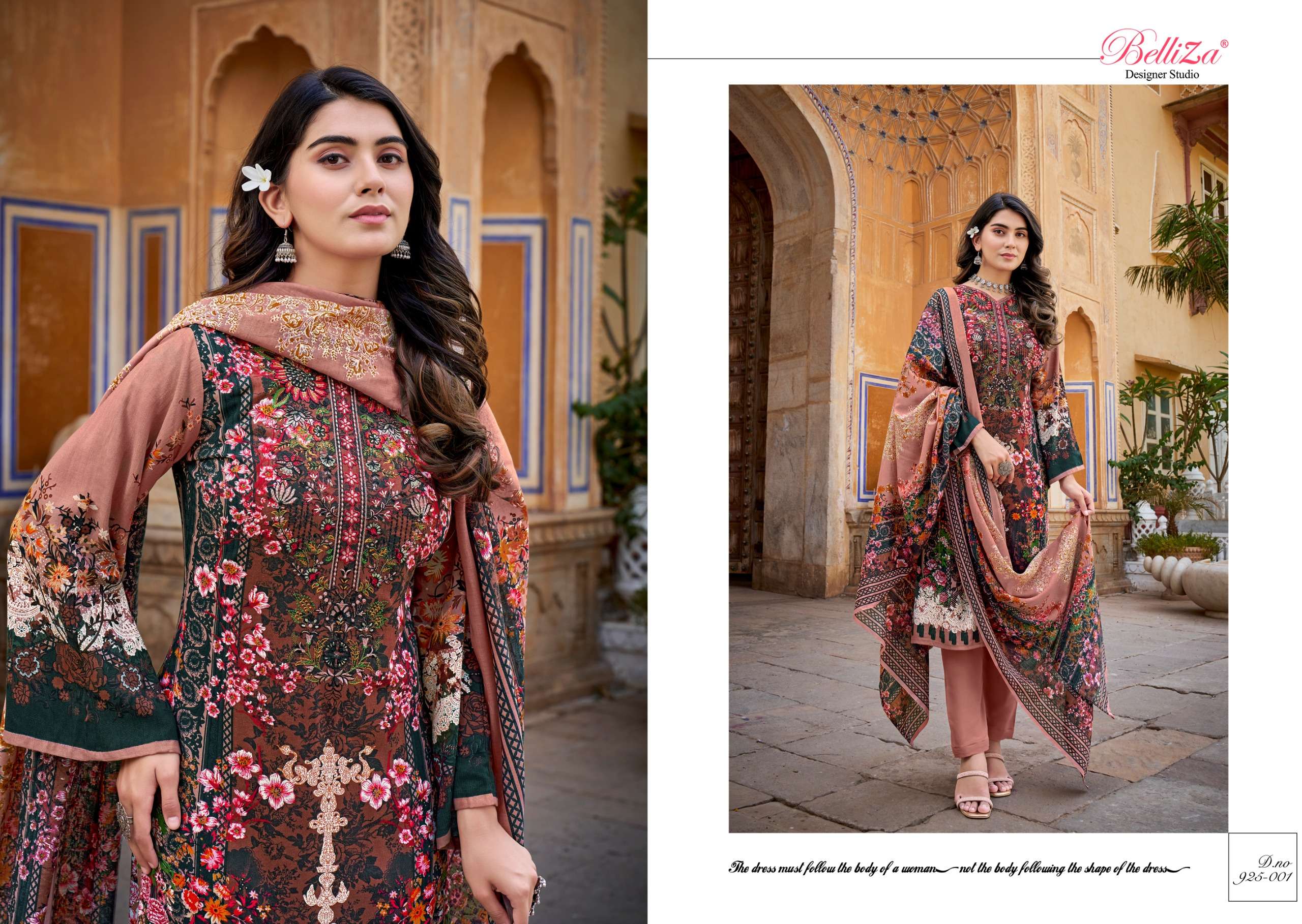 belliza designer studio riwayat viscose rayon exclusive print salwar suit catalog