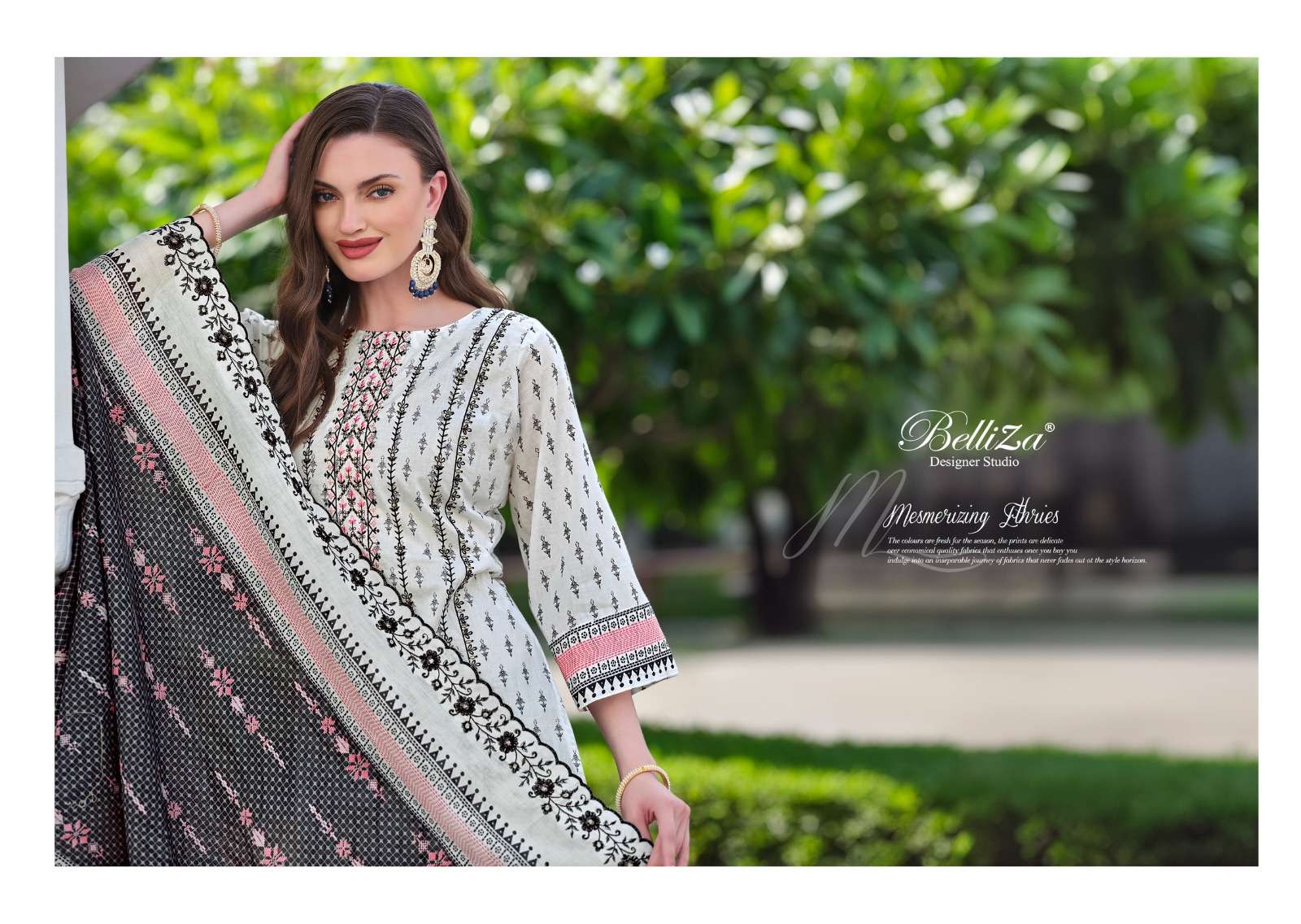 belliza designer studio zubiya cotton catchy look salwar suit catalog