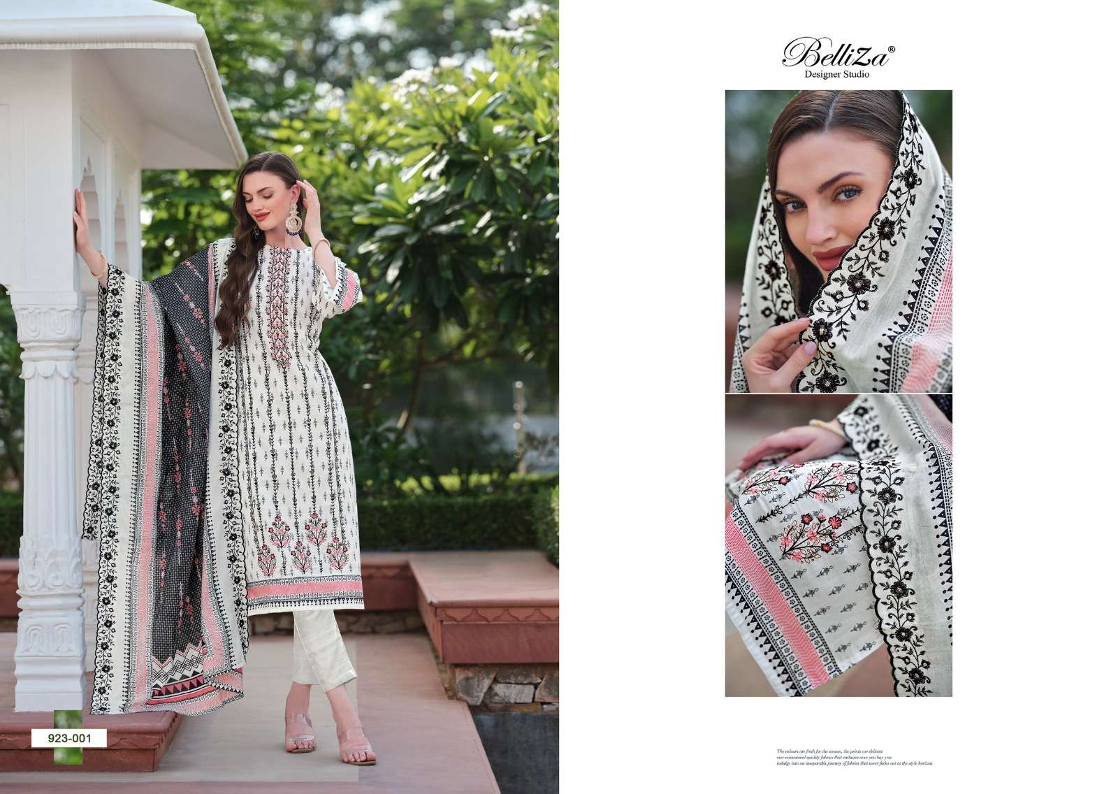 belliza designer studio zubiya cotton catchy look salwar suit catalog