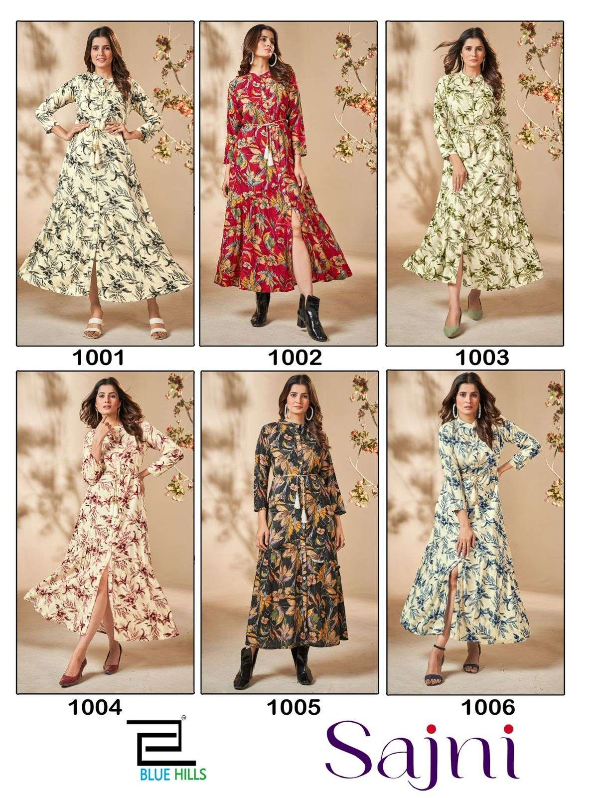 blue hills sajni rayon exclusive print kurti catalog