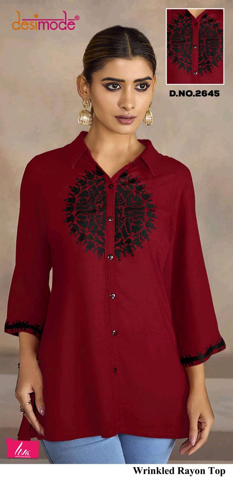 desimode pick n choose fancy innovative look kurti size set