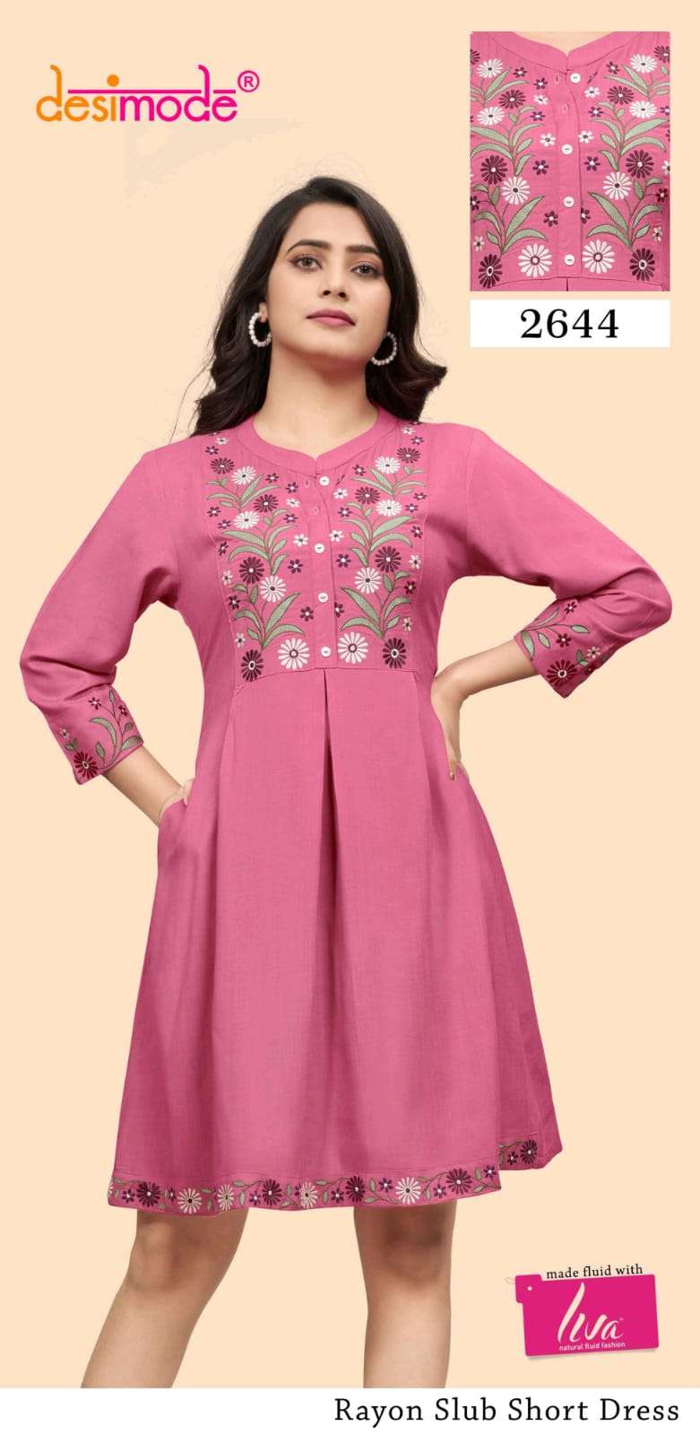 desimode pick n choose fancy innovative look kurti size set