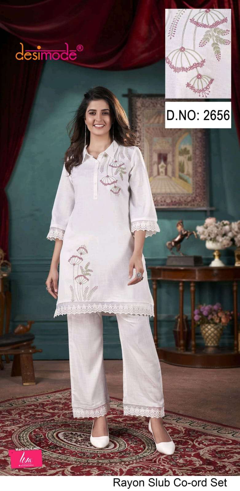 desimode pick n choose fancy innovative look kurti size set