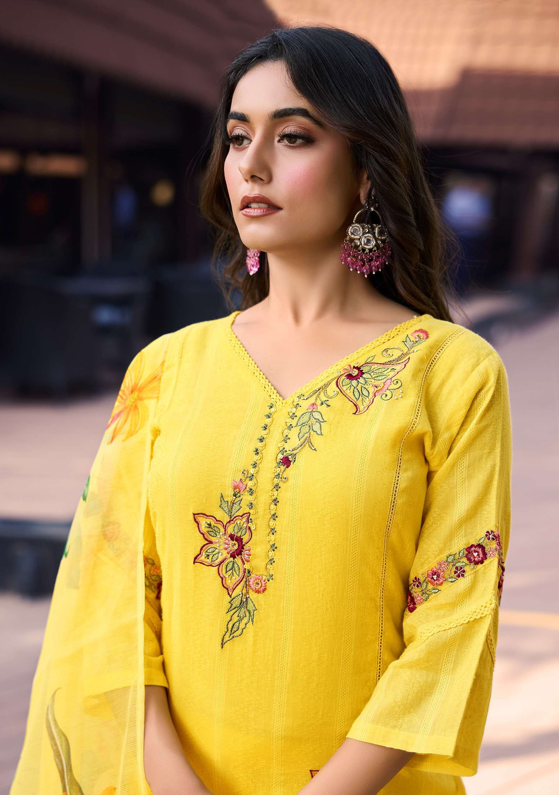 lady leela summer trends cotton new and modern look top bottom with dupatta catalog