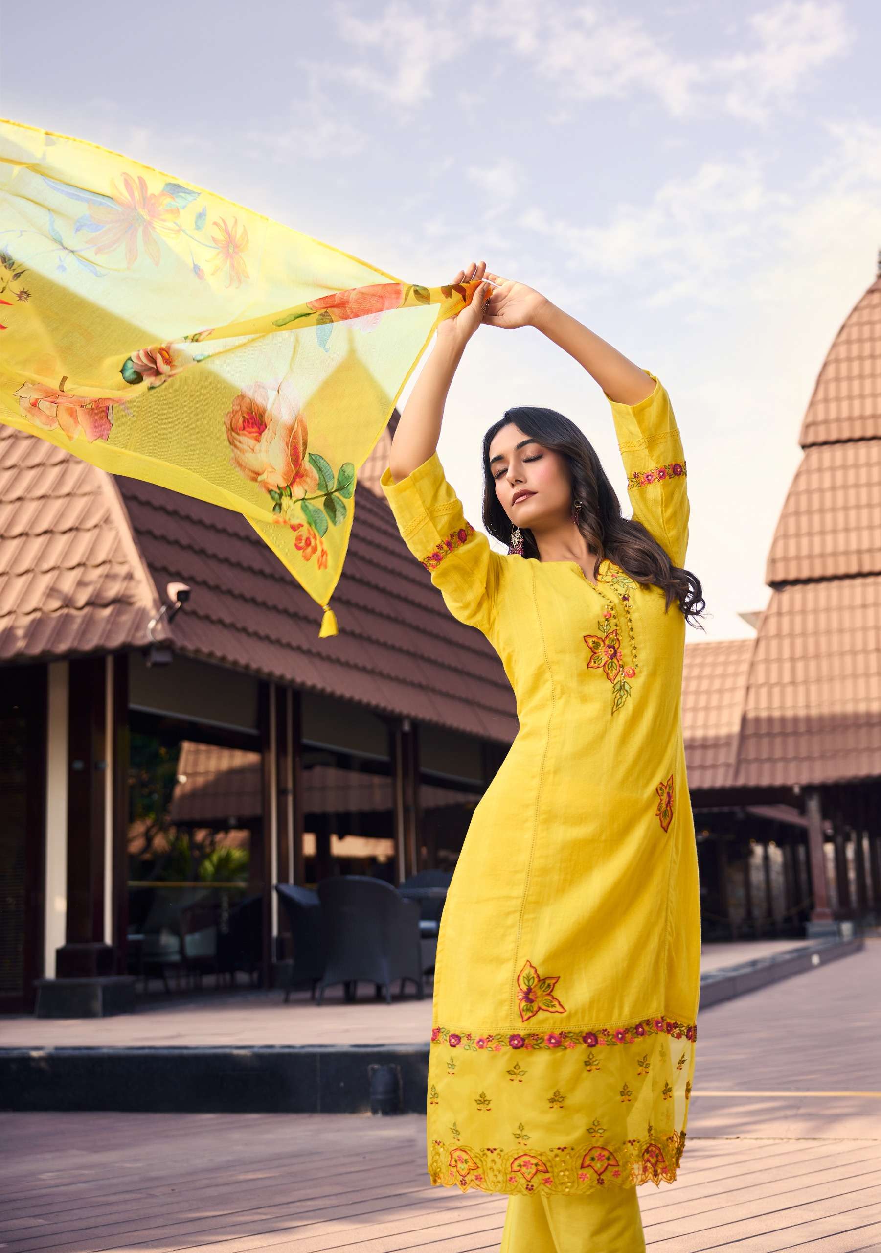 lady leela summer trends cotton new and modern look top bottom with dupatta catalog