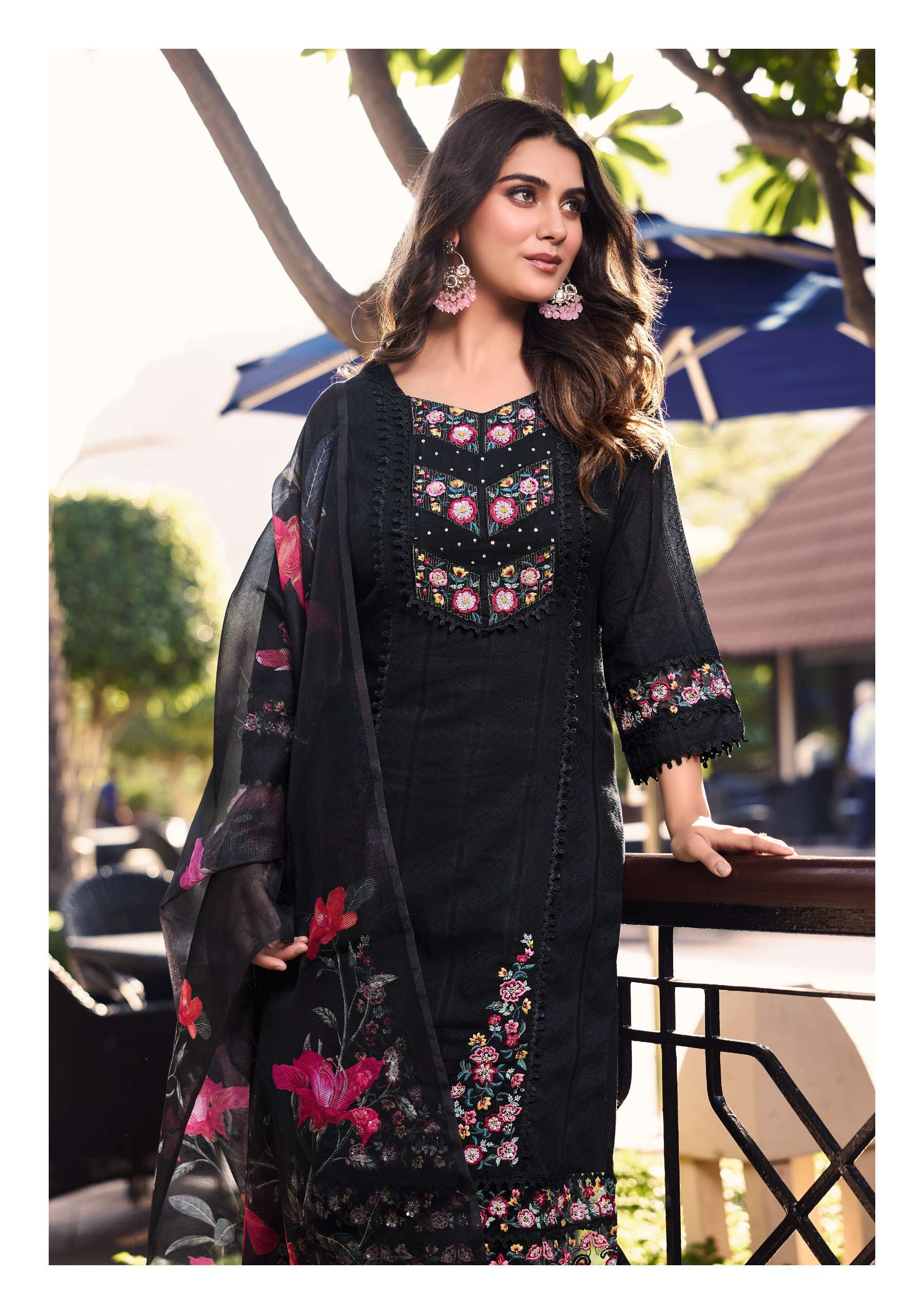 lady leela summer trends cotton new and modern look top bottom with dupatta catalog