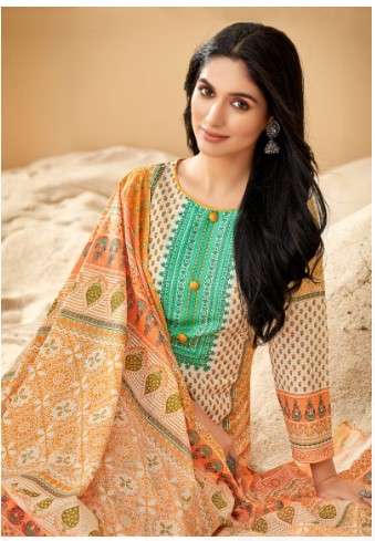 leela anya cotton decent look salwar suit catalog