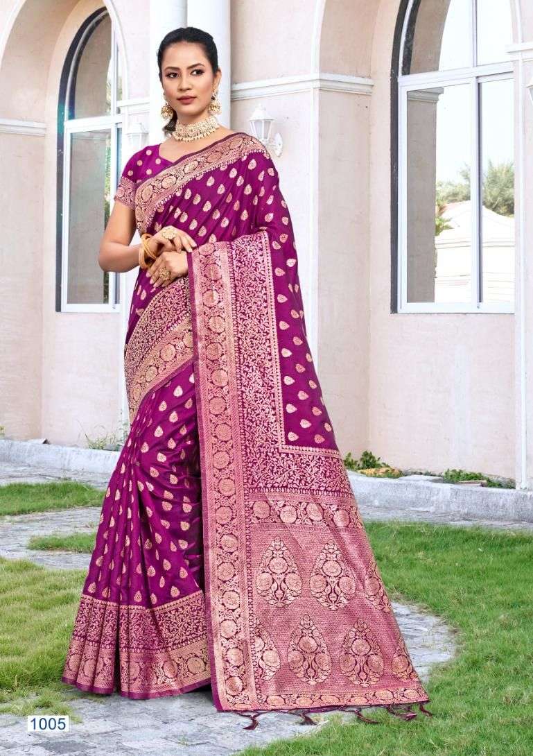 sangam print bunawat plazzo silk vol 4 silk regal look saree catalog