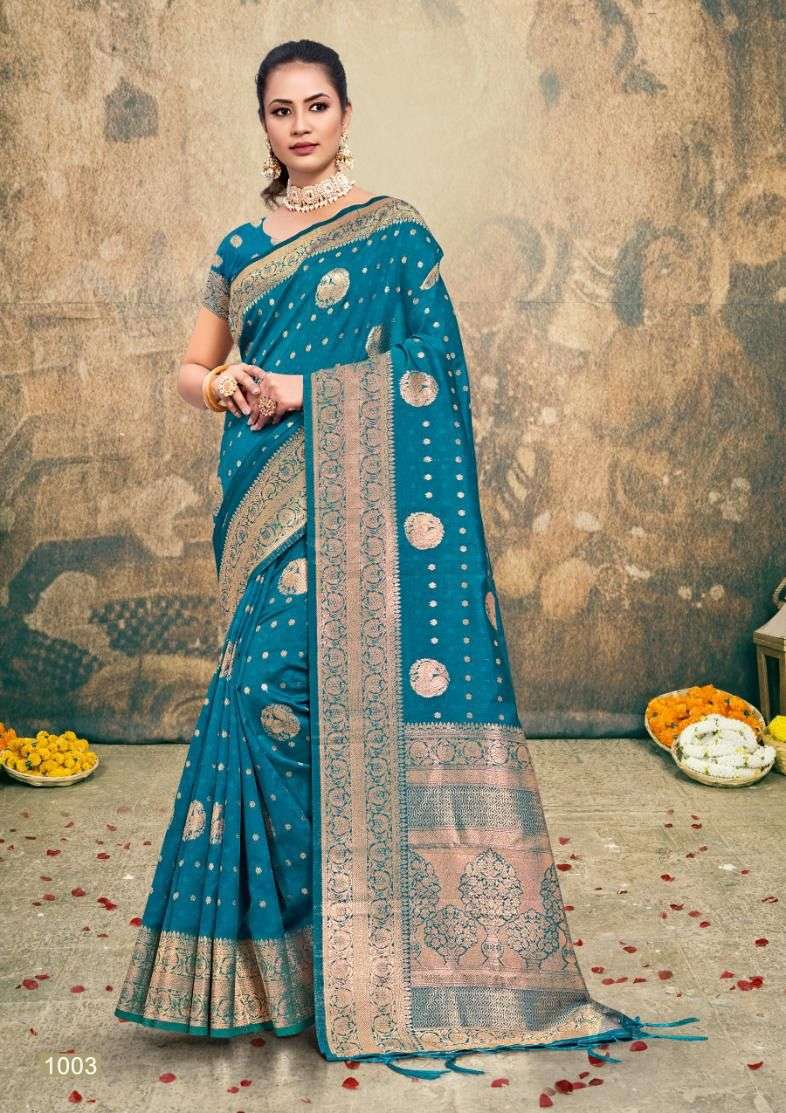 sangam prints bunawat plazzo silk vol 03 silk festive look saree catalog