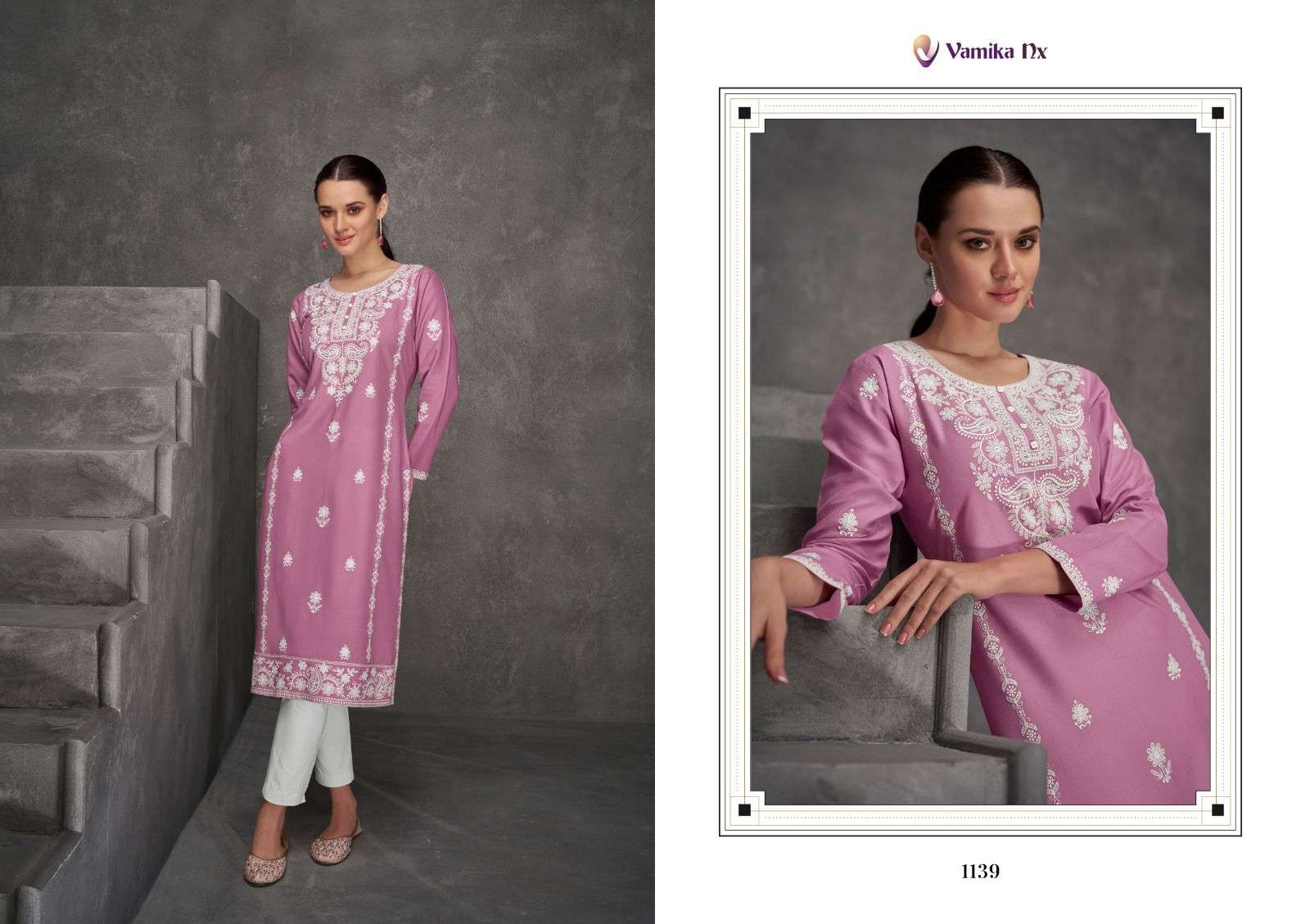 vamika nx rooh vol 7 rayon viscose attrrctive look top pant catalog