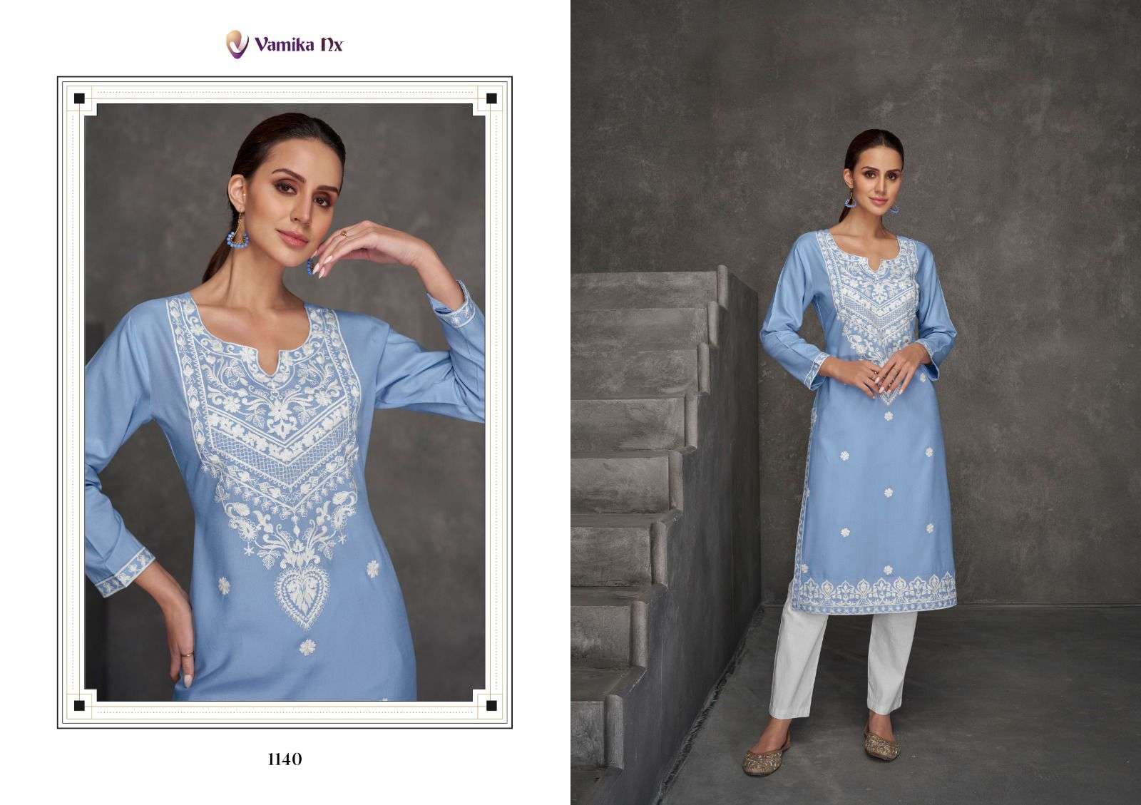 vamika nx rooh vol 7 rayon viscose attrrctive look top pant catalog