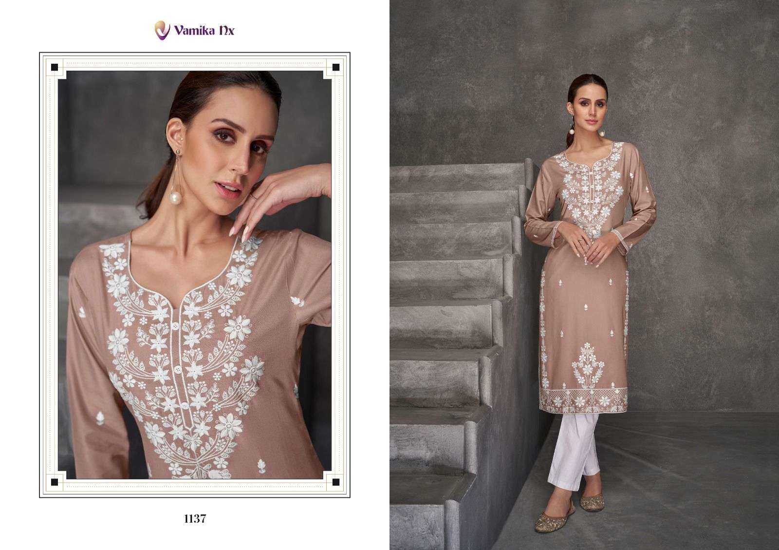 vamika nx rooh vol 7 rayon viscose attrrctive look top pant catalog