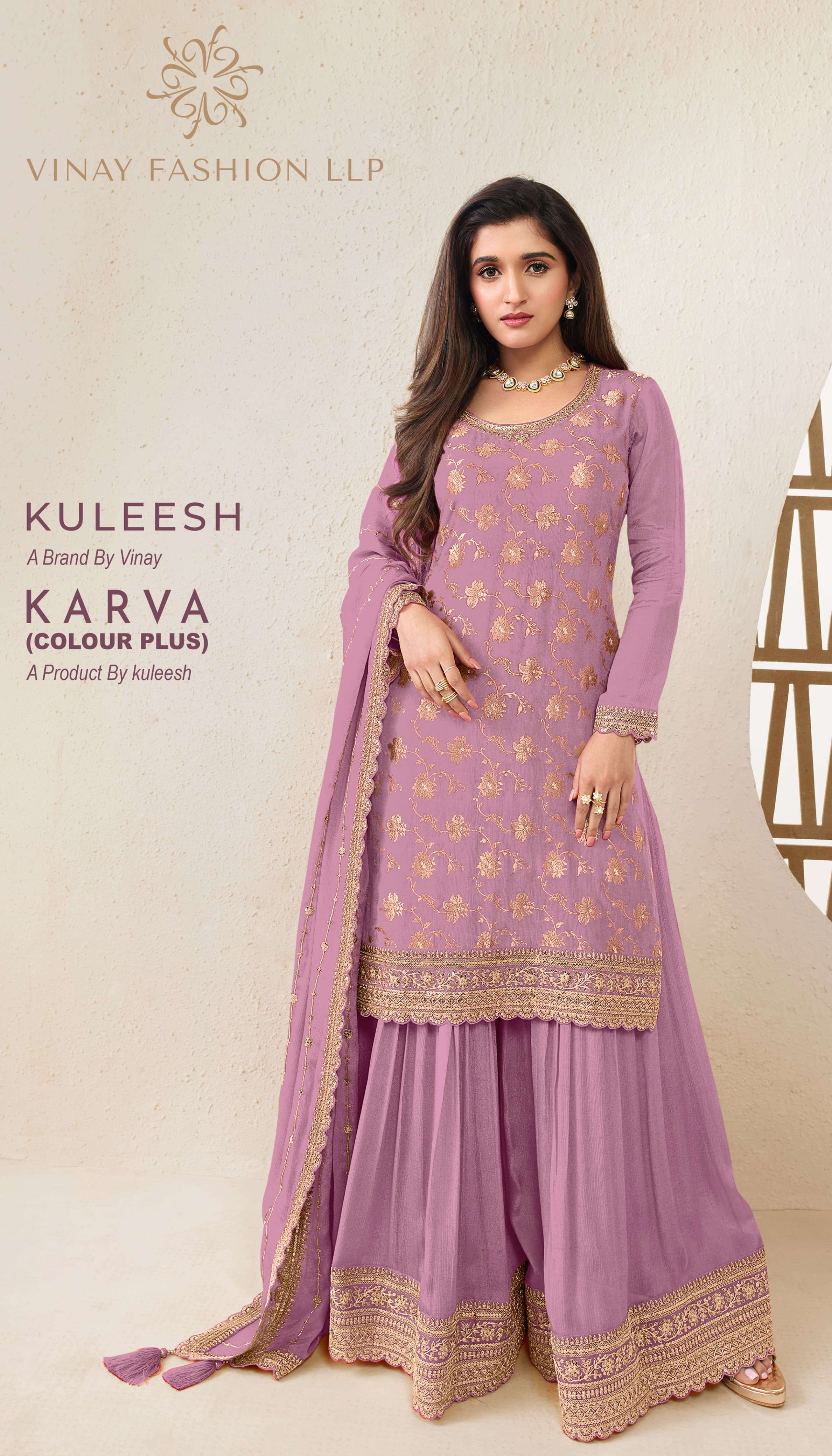 vinay fashion kuleesh karva colour plus viscose festive look salwar suit catalog