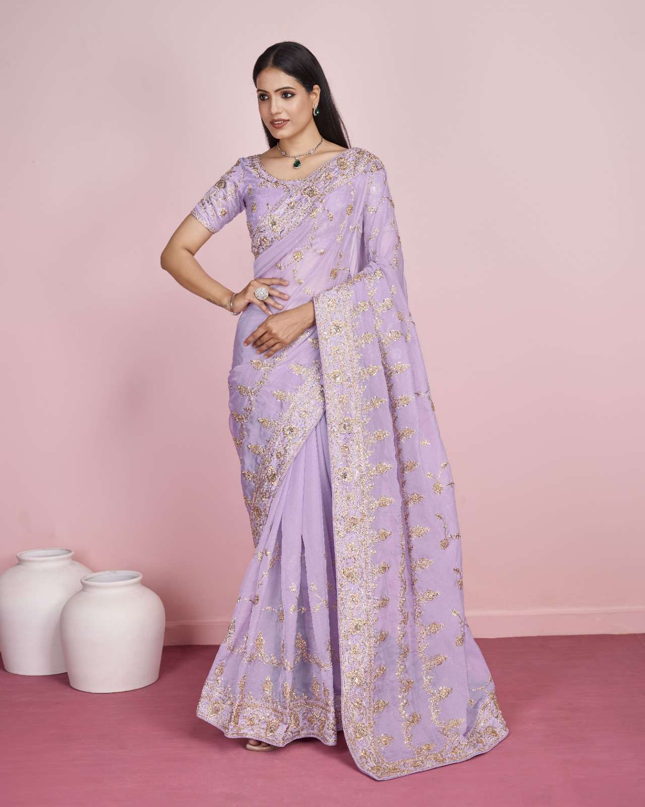 vivera nirma 3 organza elegant saree catalog