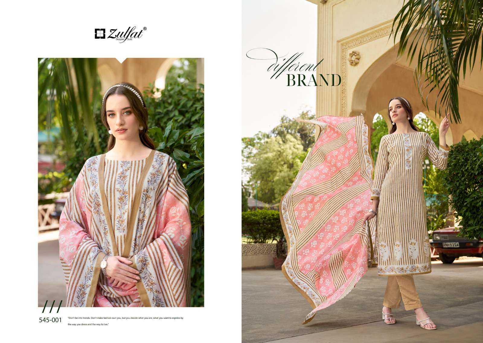 zulfat designer suits farhana vol 5 cotton regal look salwar suit catalog