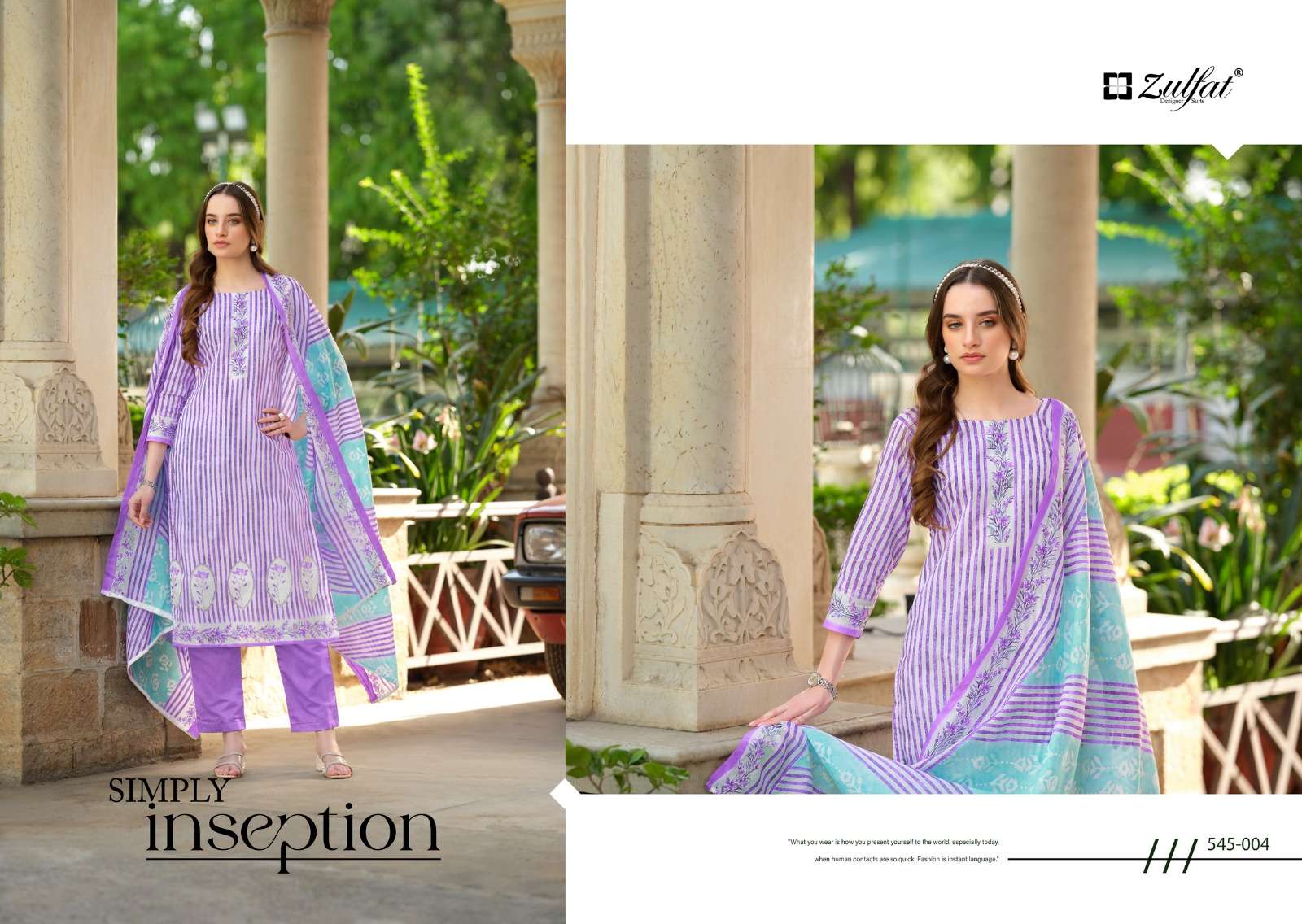 zulfat designer suits farhana vol 5 cotton regal look salwar suit catalog