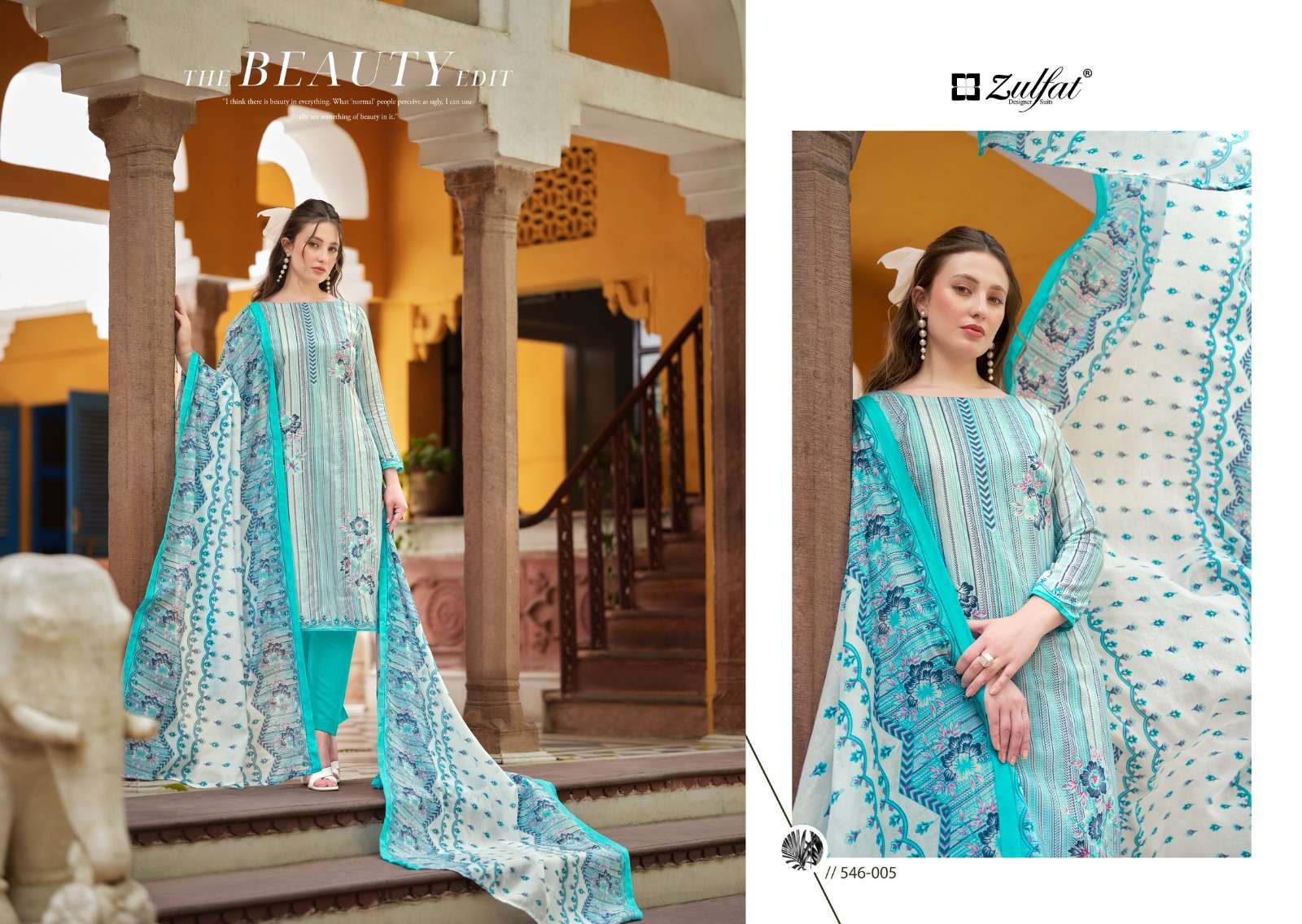 zulfat designer suits maryam vol 4 cotton exclusive look salwar suit catalog