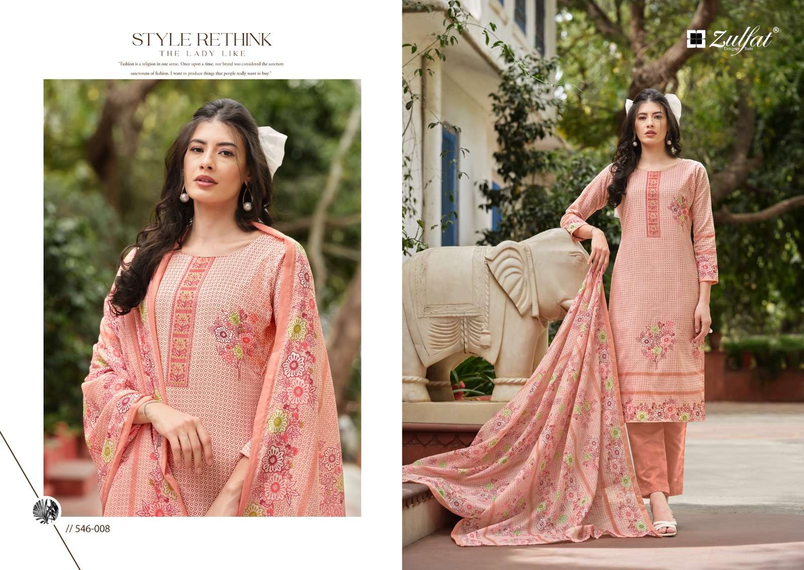 zulfat designer suits maryam vol 4 cotton exclusive look salwar suit catalog