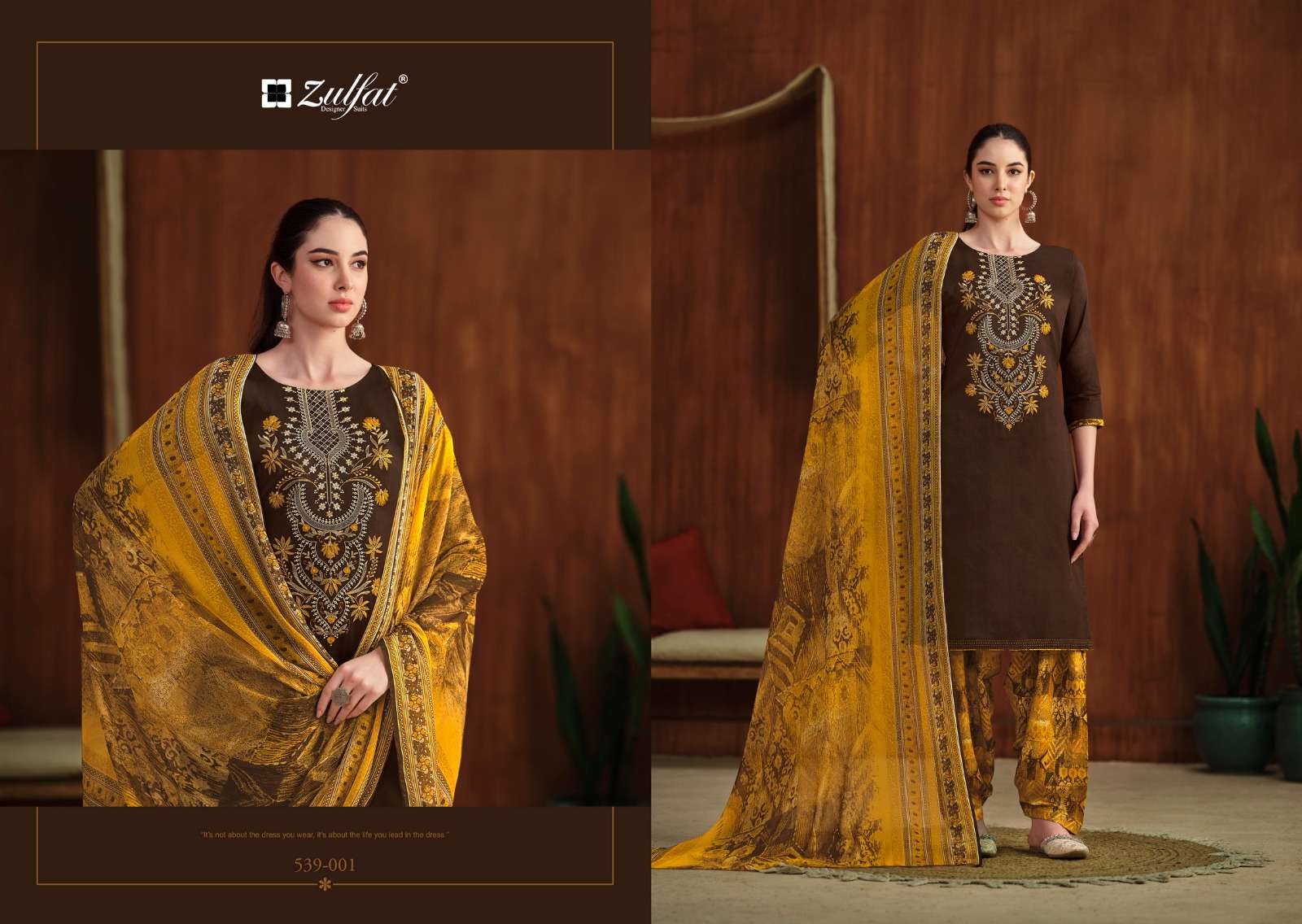 zulfat designer suits shanaya jam cotton exclusive look salwar suit catalog