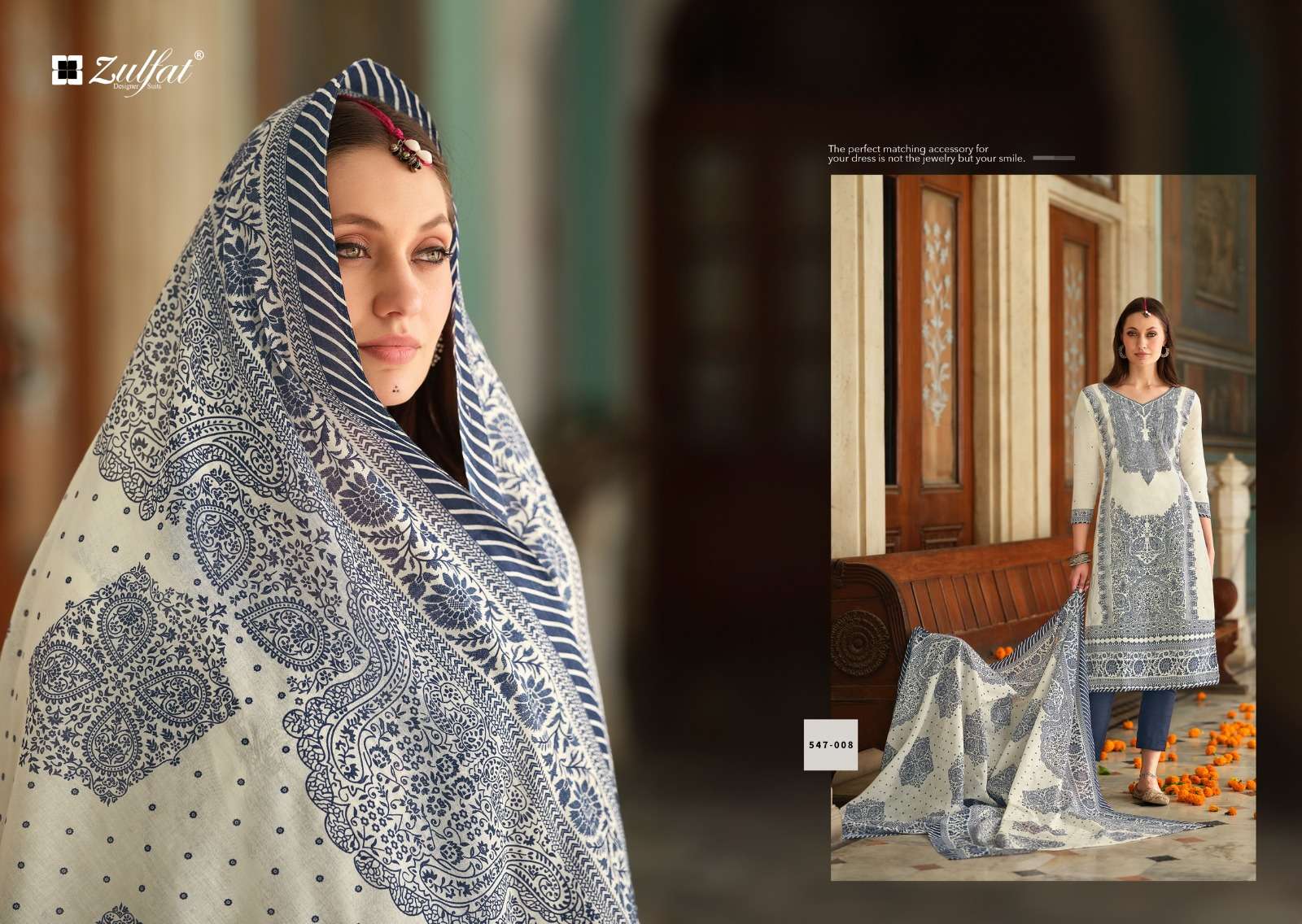 zulfat designer suits zohra cotton exclusive look salwar suit catalog