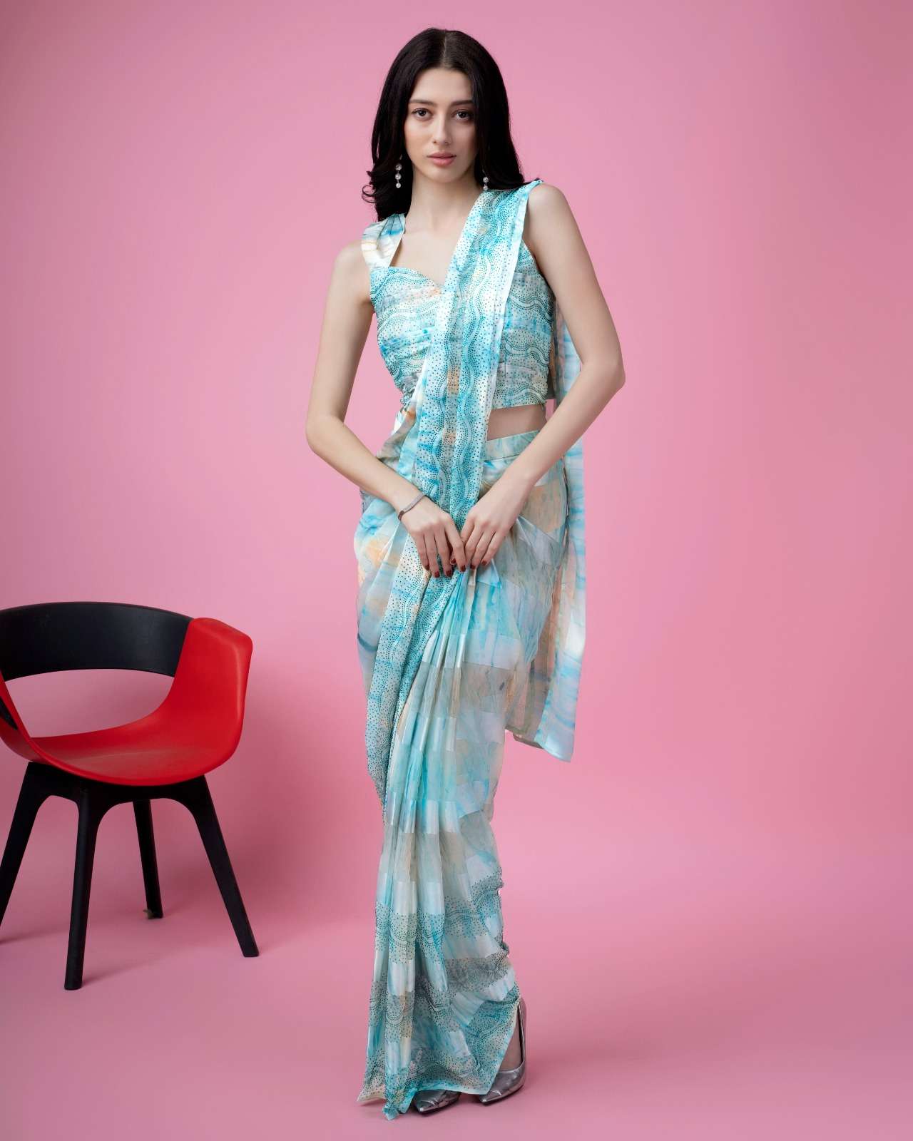 amoha trendz d no 10810 satin silk graceful look saree catalog