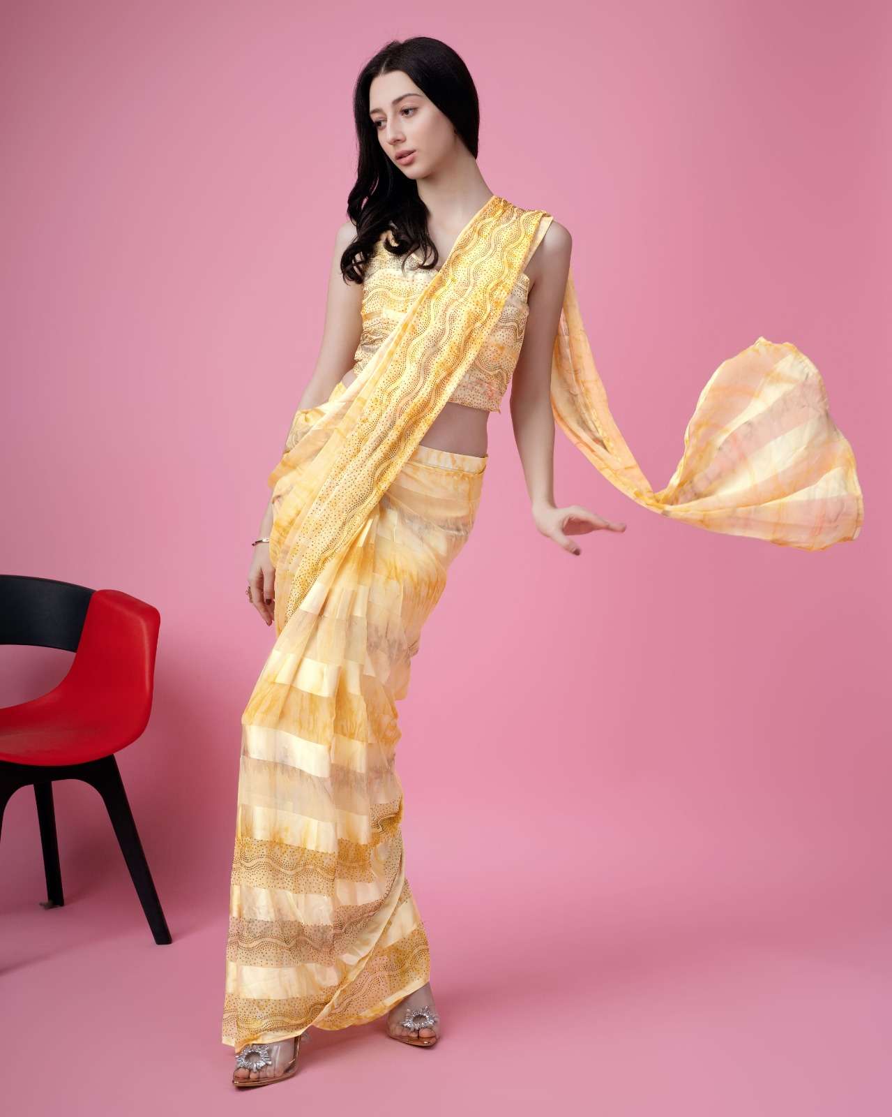 amoha trendz d no 10810 satin silk graceful look saree catalog