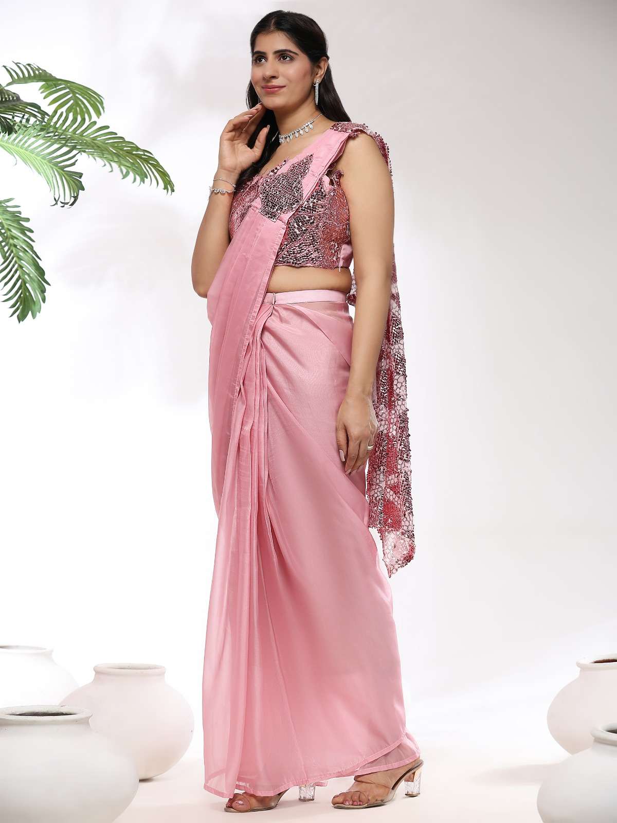 amoha trendz D NO A322 silk orgenza graceful look saree catalog