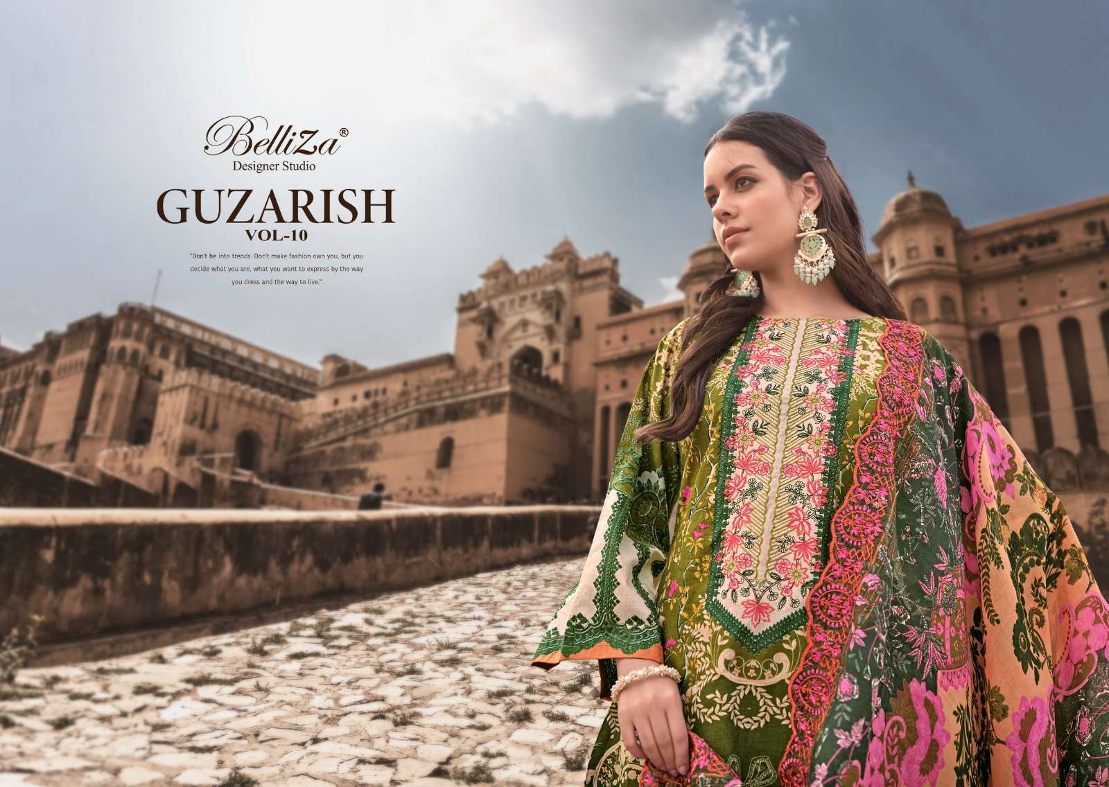 belliza designer studio guzarish vol 10 mul mul cotton catchy look salwar suit catalog