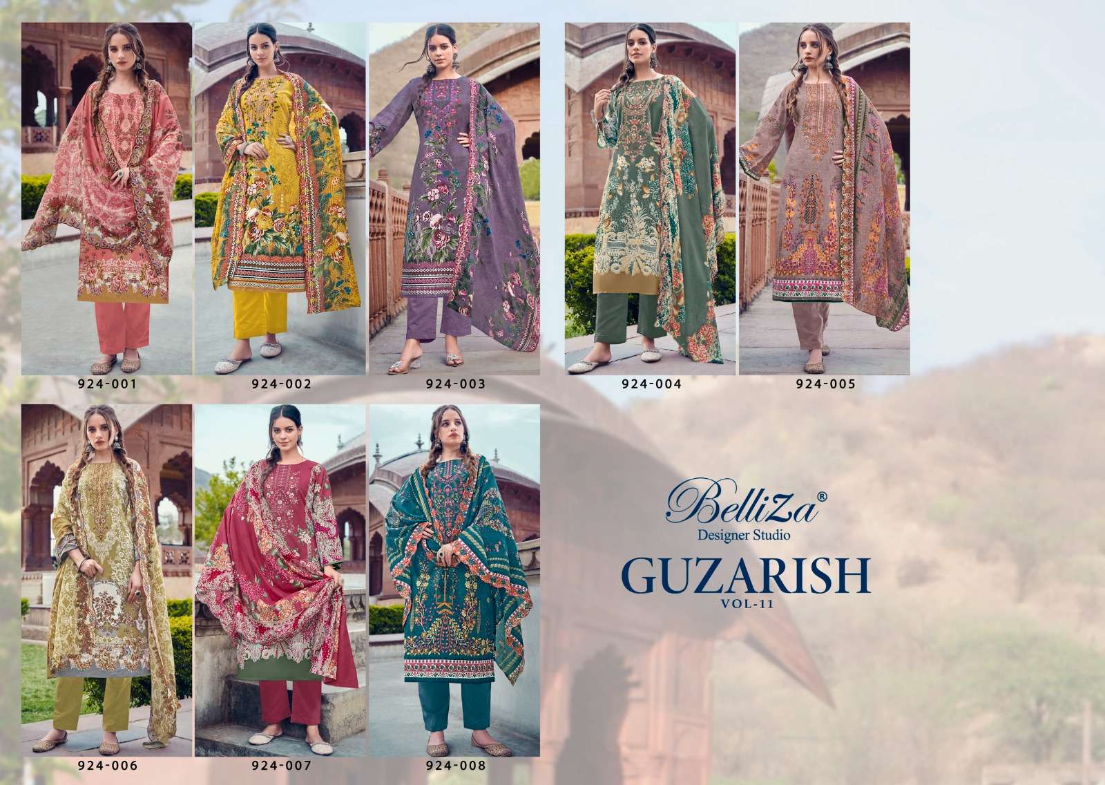 belliza designer studio guzarish vol 11 cotton catchy look salwar suit catalog