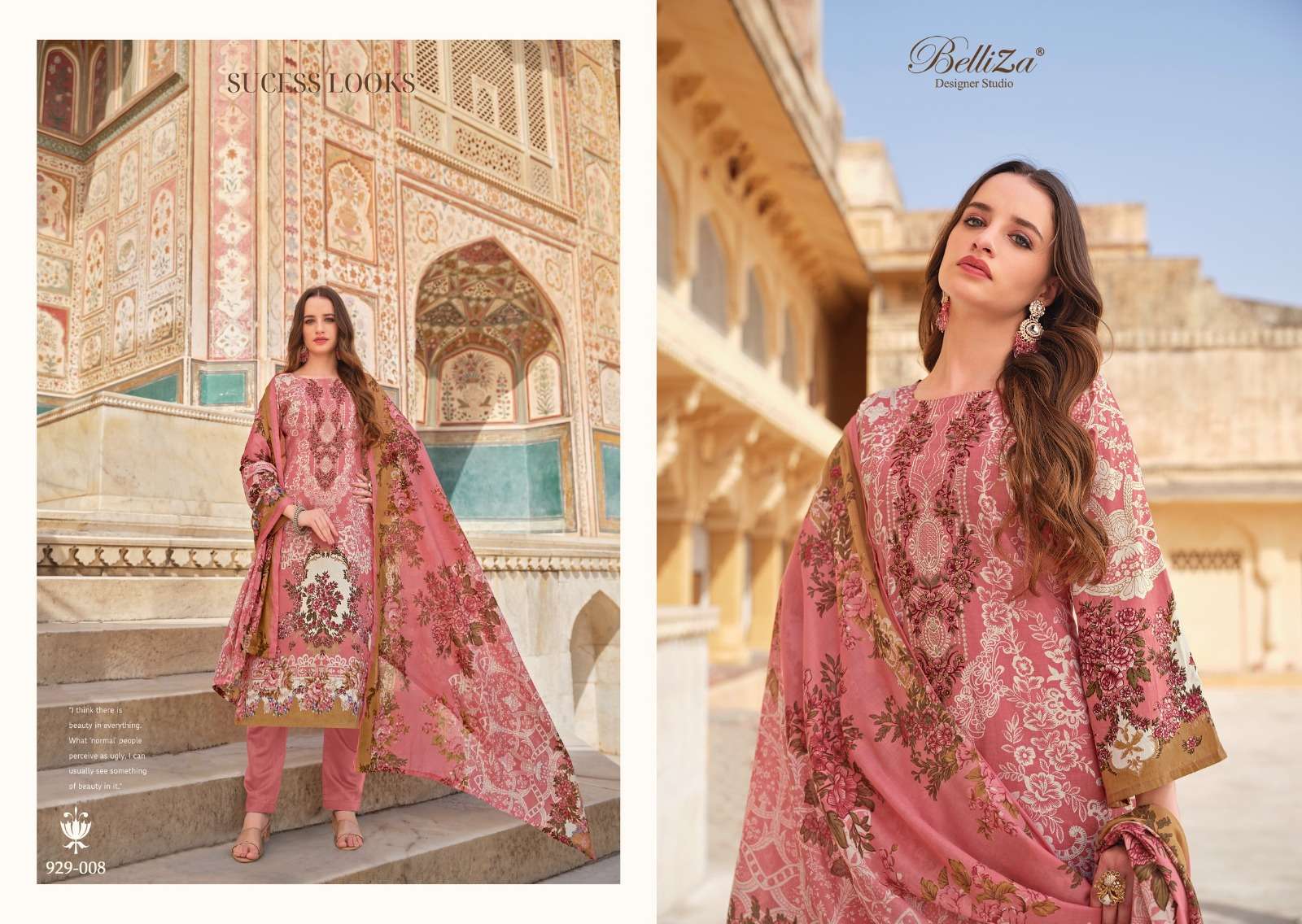 belliza designer studio naira vol 56 cotton catchy look salwar suit catalog