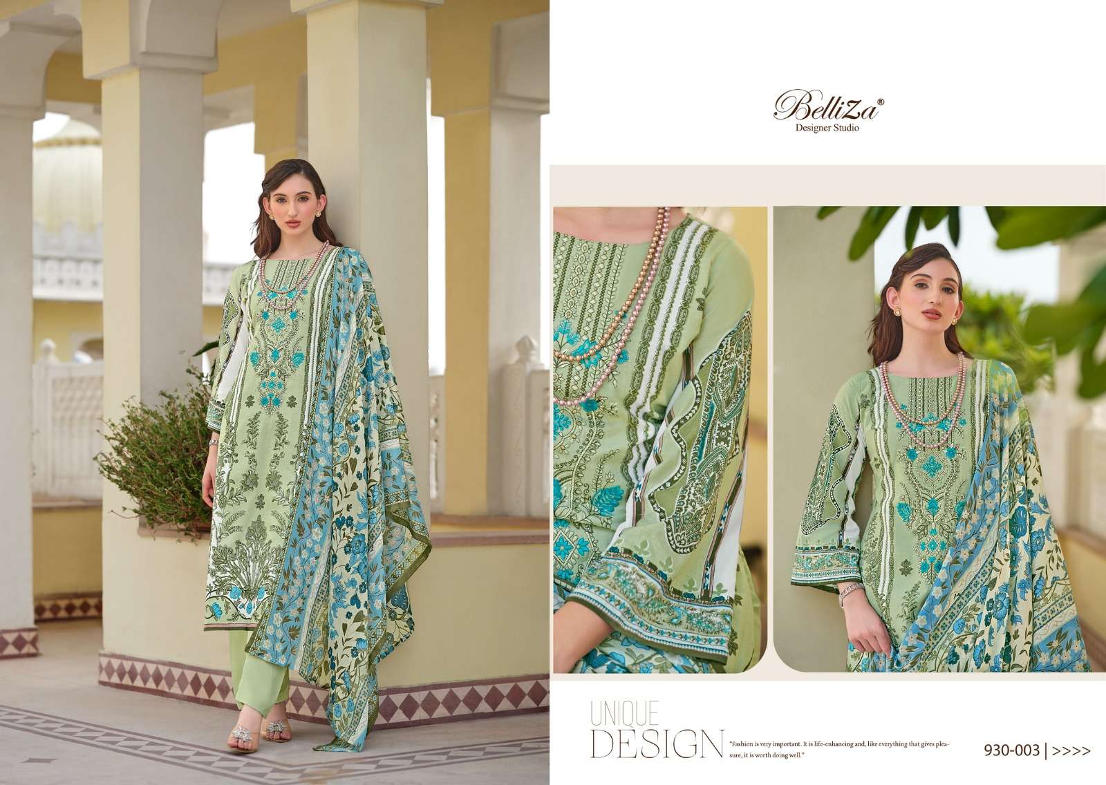 belliza designer studio naira vol 57 cotton catchy look salwar suit catalog