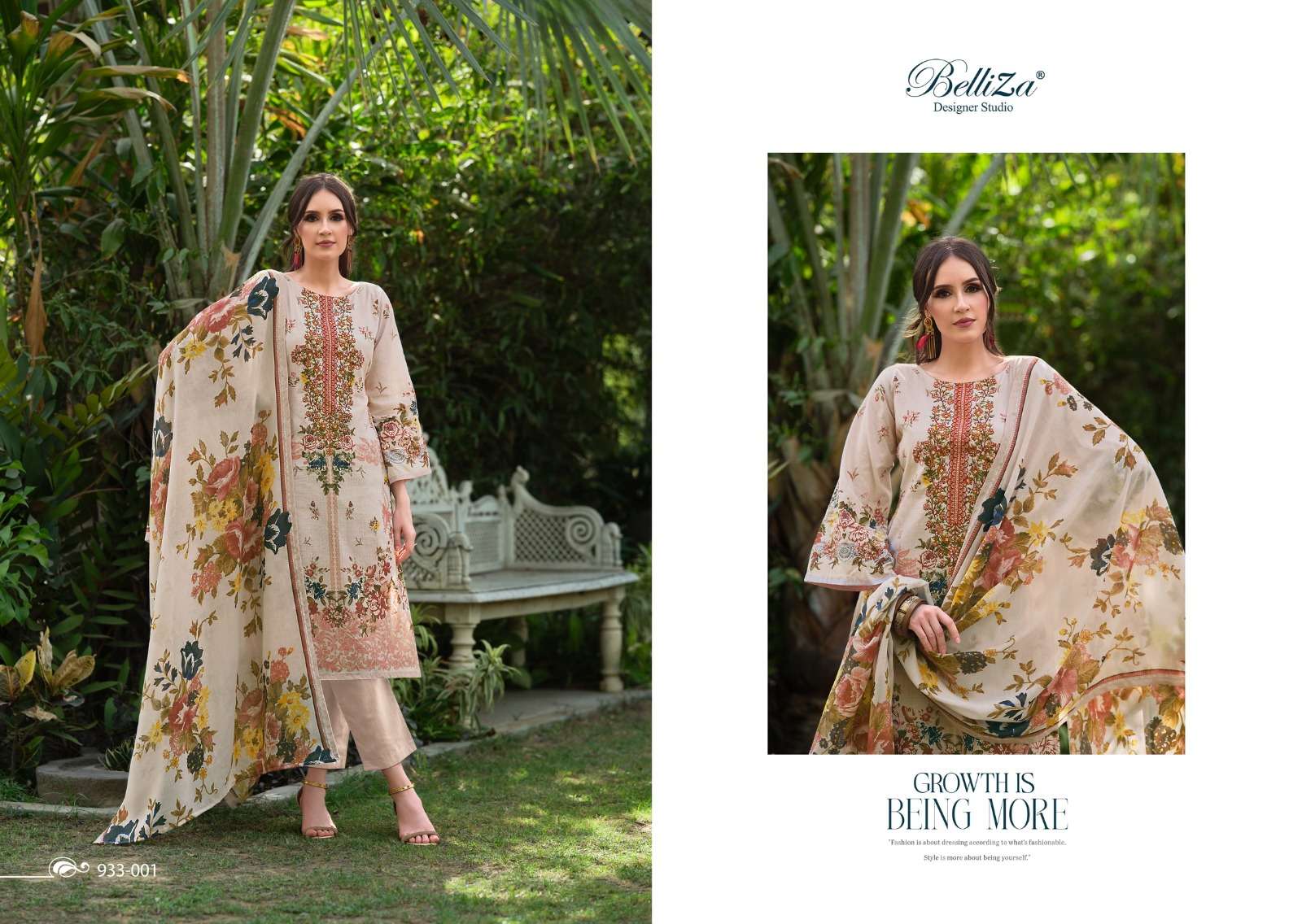 belliza designer studio naira vol 58 cotton catchy look salwar suit catalog