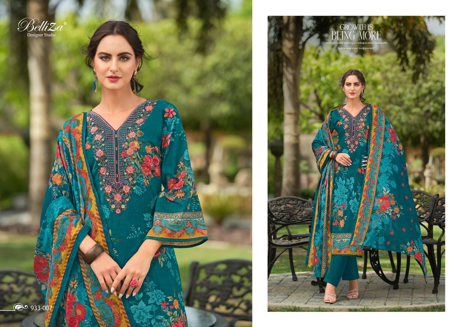 belliza designer studio naira vol 58 cotton catchy look salwar suit catalog