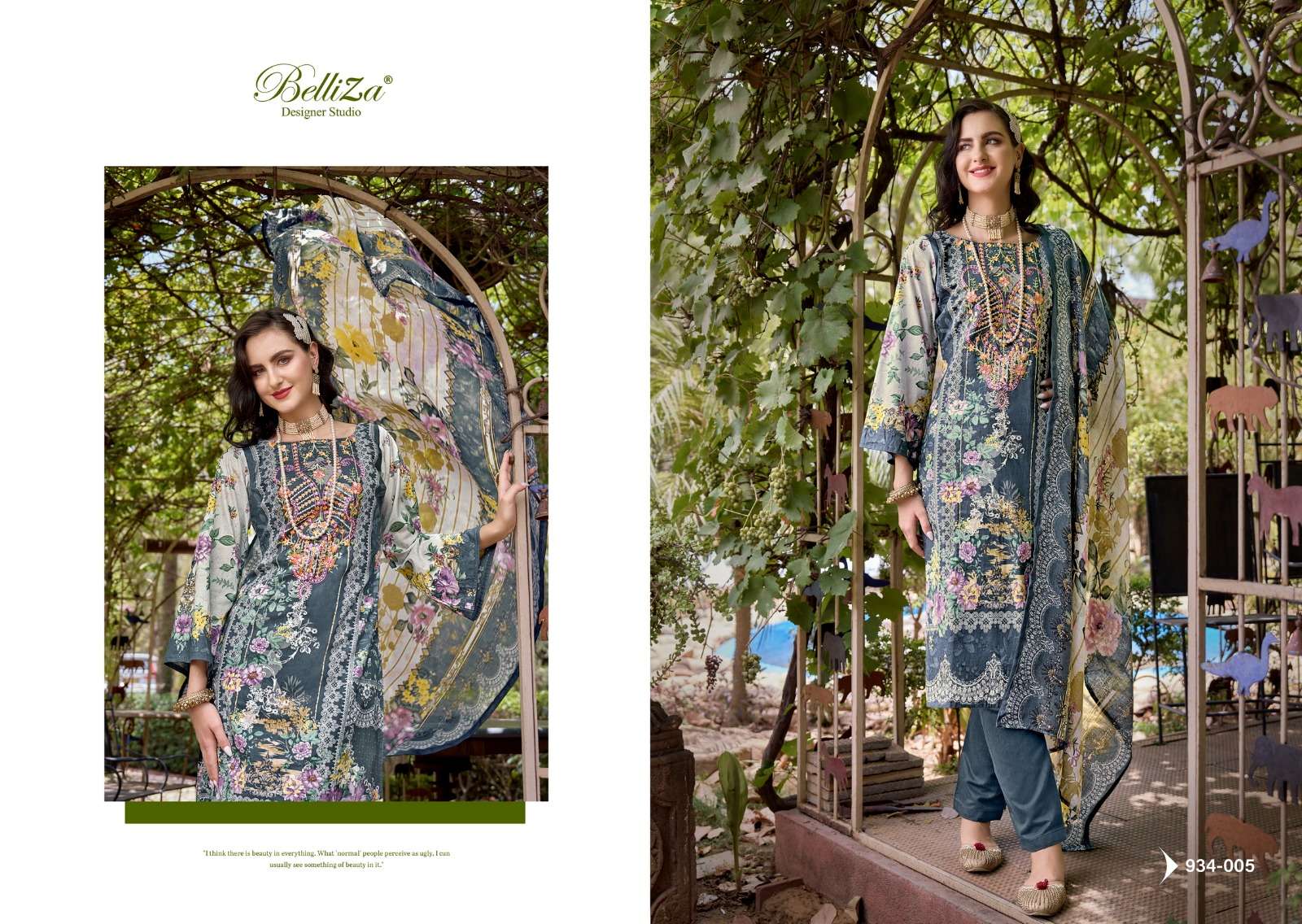 belliza designer studio naira vol 59 cotton catchy look salwar suit catalog