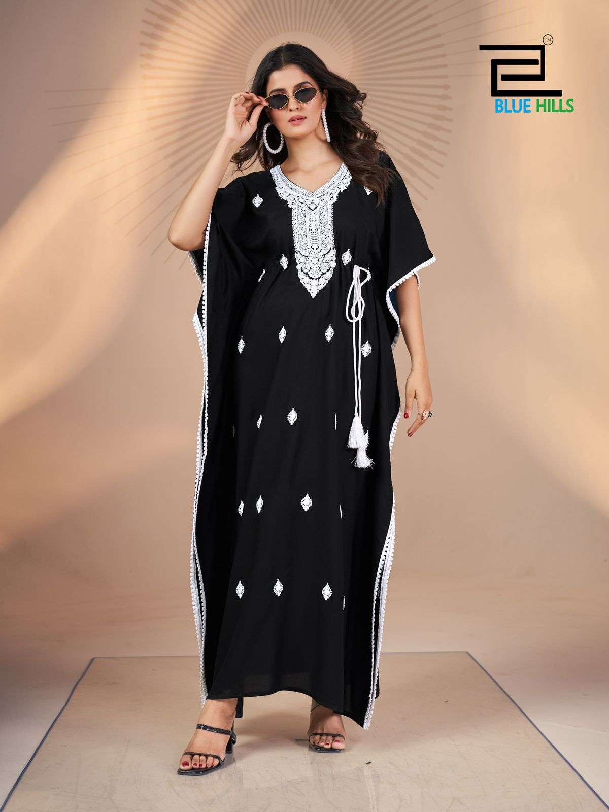 bluehills honey rayon attrective look gown catalog