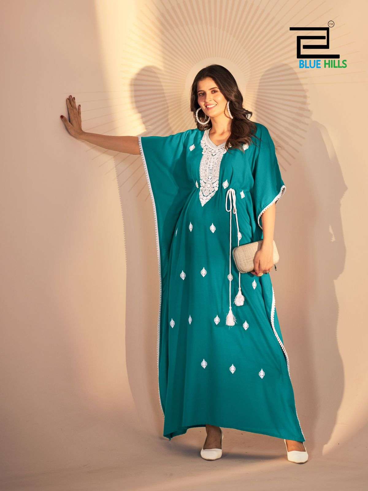 bluehills honey rayon attrective look gown catalog