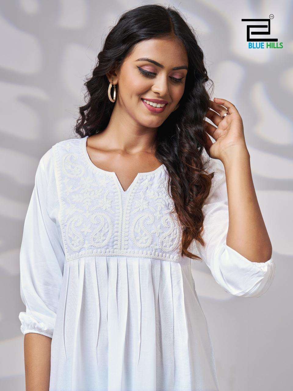 bluehills universe rayon attrective look top catalog