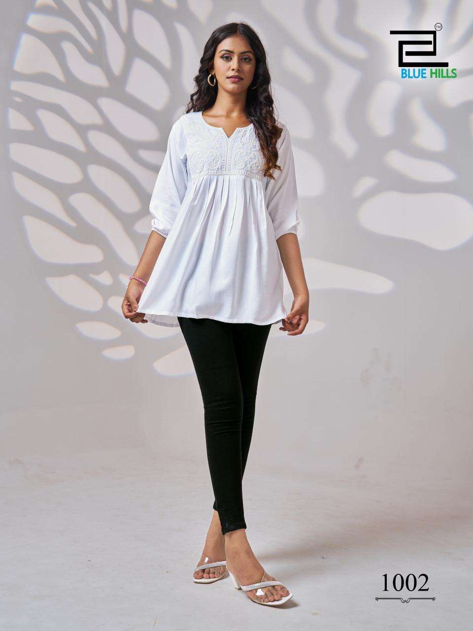 bluehills universe rayon attrective look top catalog