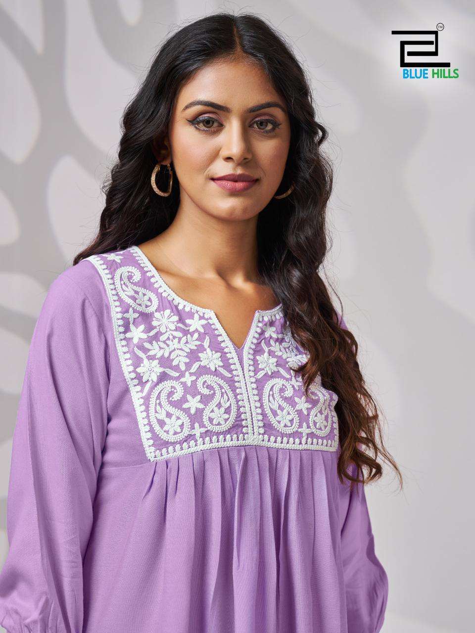 bluehills universe rayon attrective look top catalog