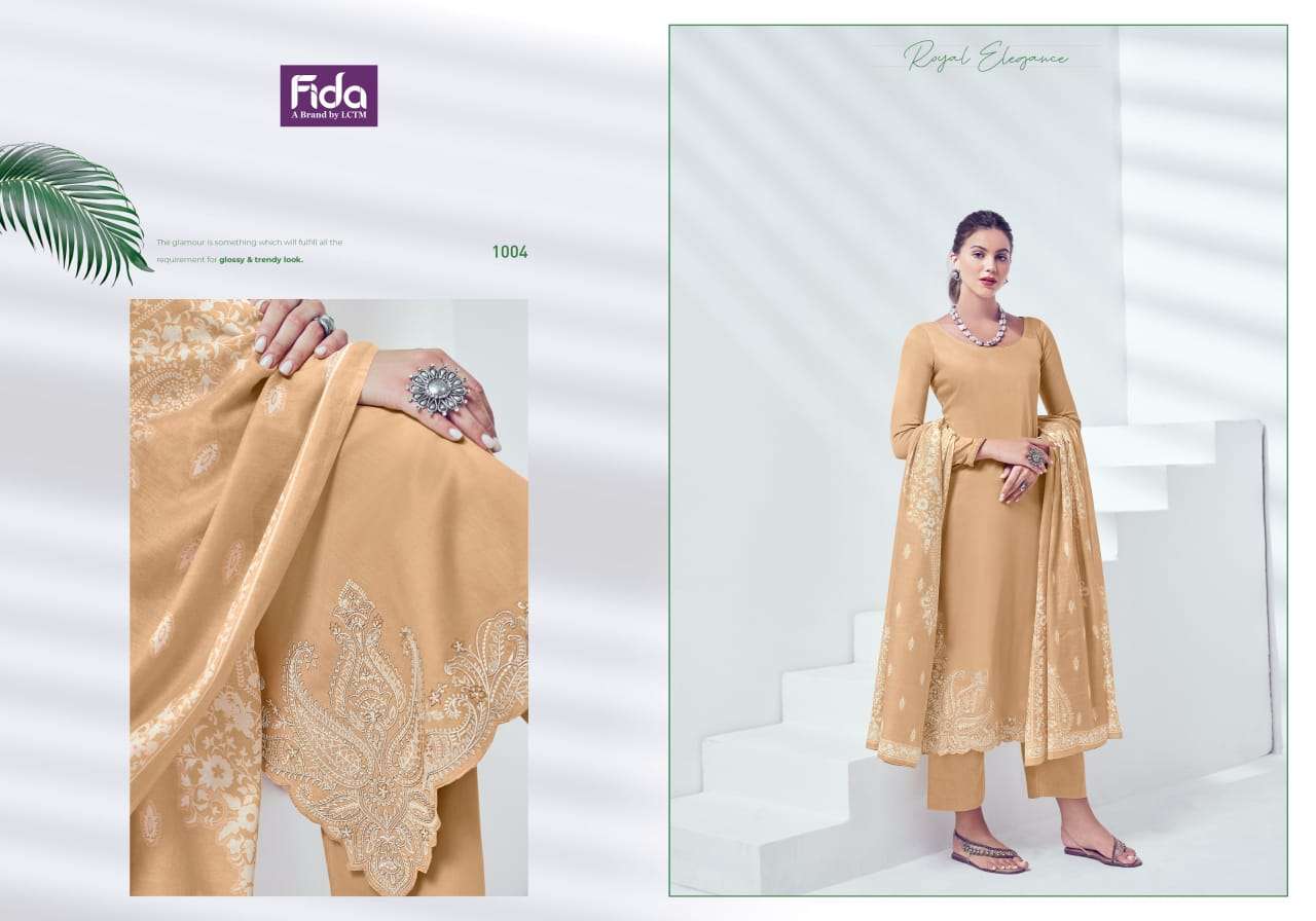 fida bandhani nyura cotton attrective look salwar suit catalog