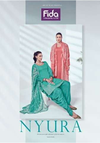 fida bandhani nyura cotton attrective look salwar suit catalog