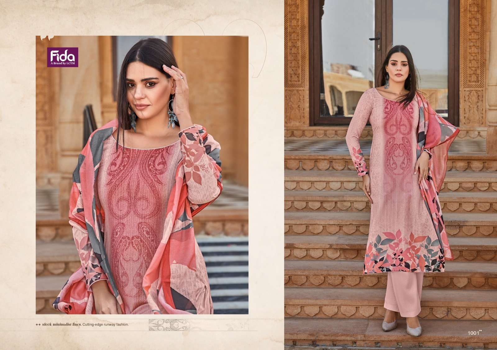 fida shylah digital blended voiled cotton  elegant salwar suit catalog