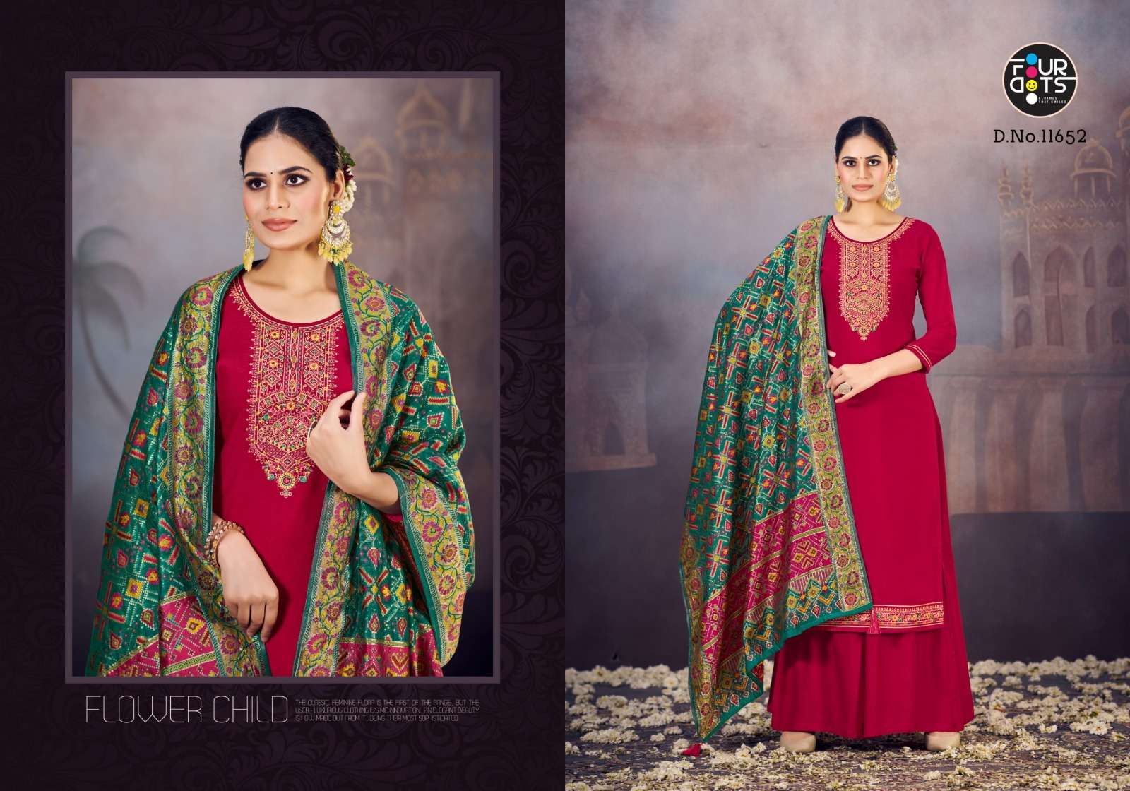 fourdots loren edition 2 tissue simmer silk elegant salwar suit catalog