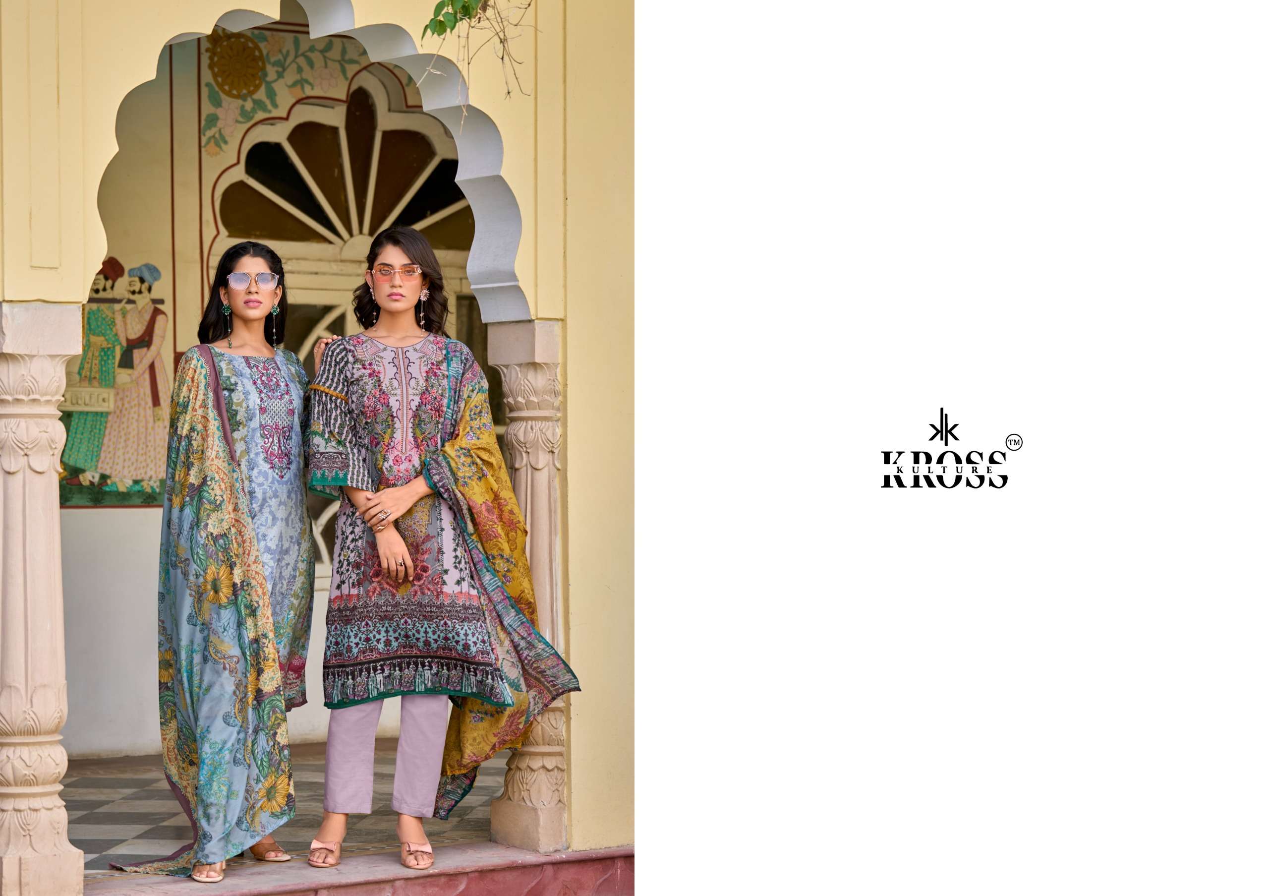 kross kulture naira vol 2 cotton elegant salwar suit with siffon dupatta catalog