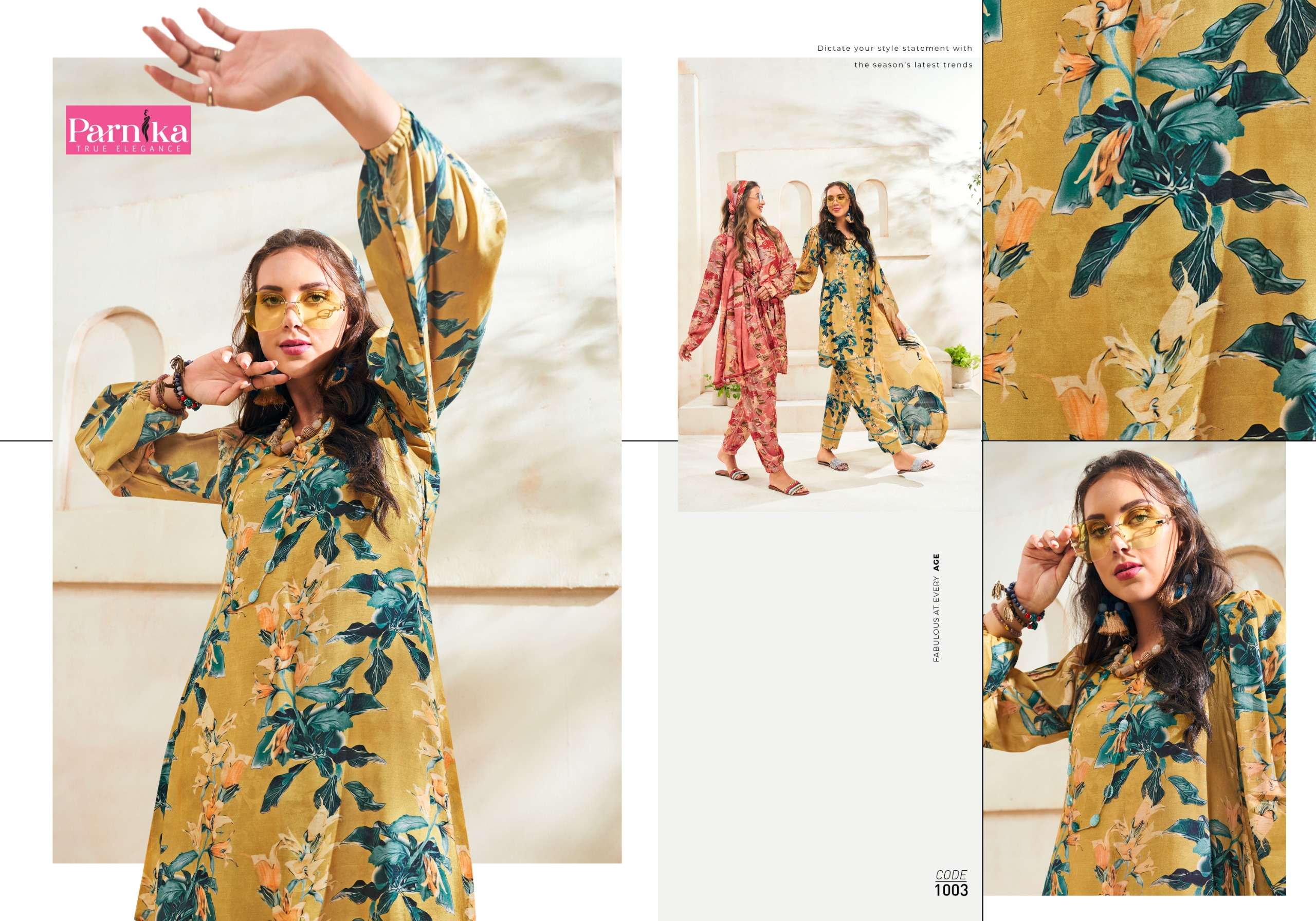 lctm overseas blooming silk innovative look salwar suit catalog