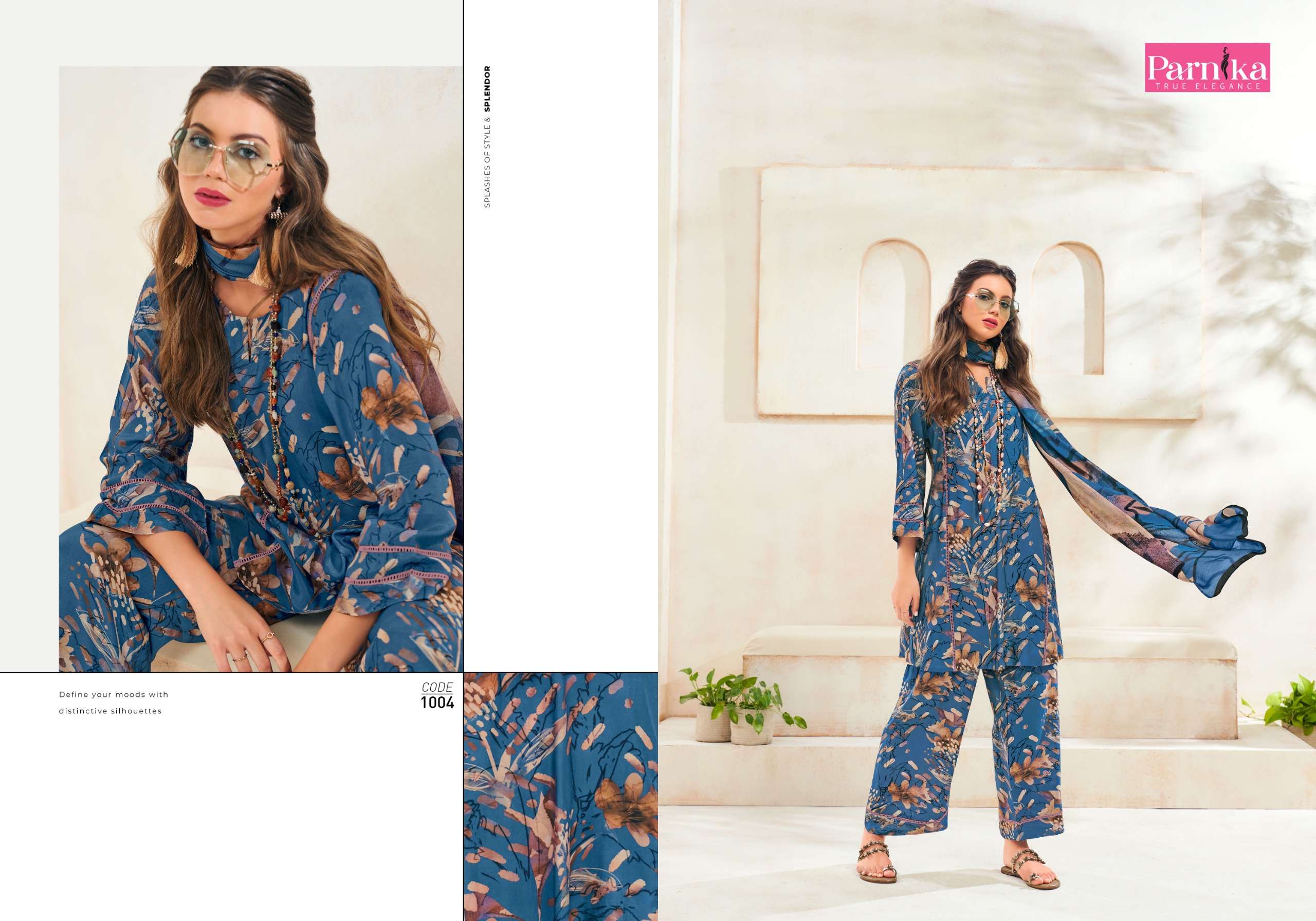 lctm overseas blooming silk innovative look salwar suit catalog