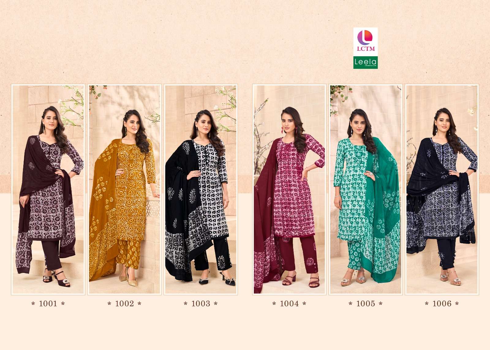 leela aarzu cotton gorgeous look salwar suit catalog